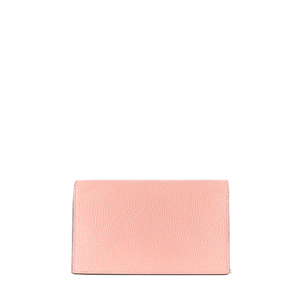 GUCCI - Sac à bandoulière Interlocking en cuir grainé rose