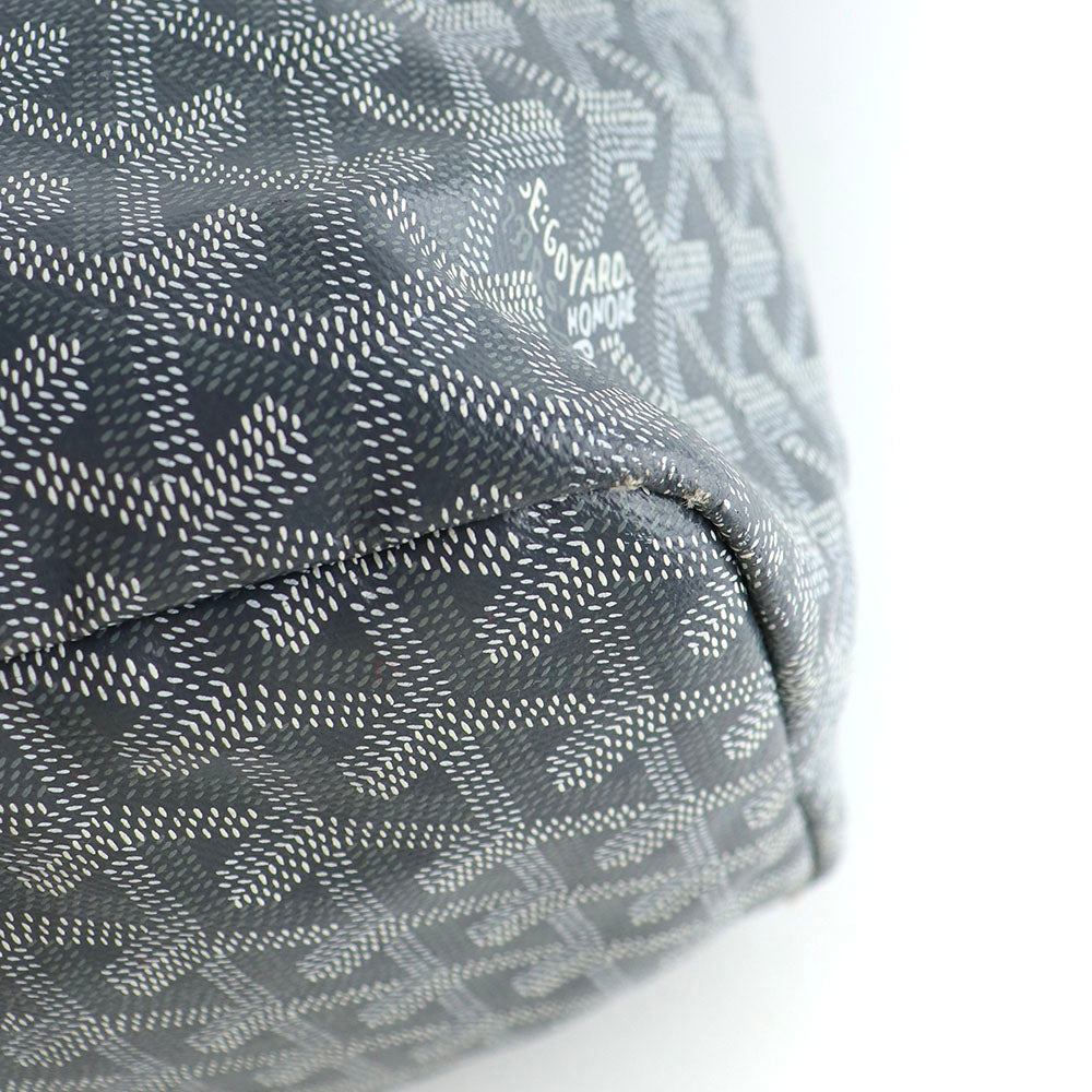 GOYARD - Sac cabas Saint Louis en toile enduite grise