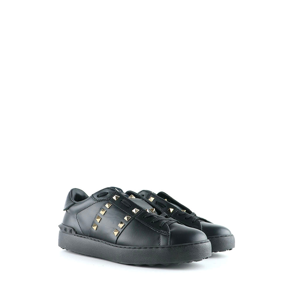 VALENTINO - Sneakers Rockstud en cuir noir (T38,5)