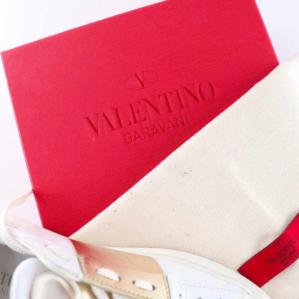 VALENTINO - Open sneakers in white leather (T36.5)
