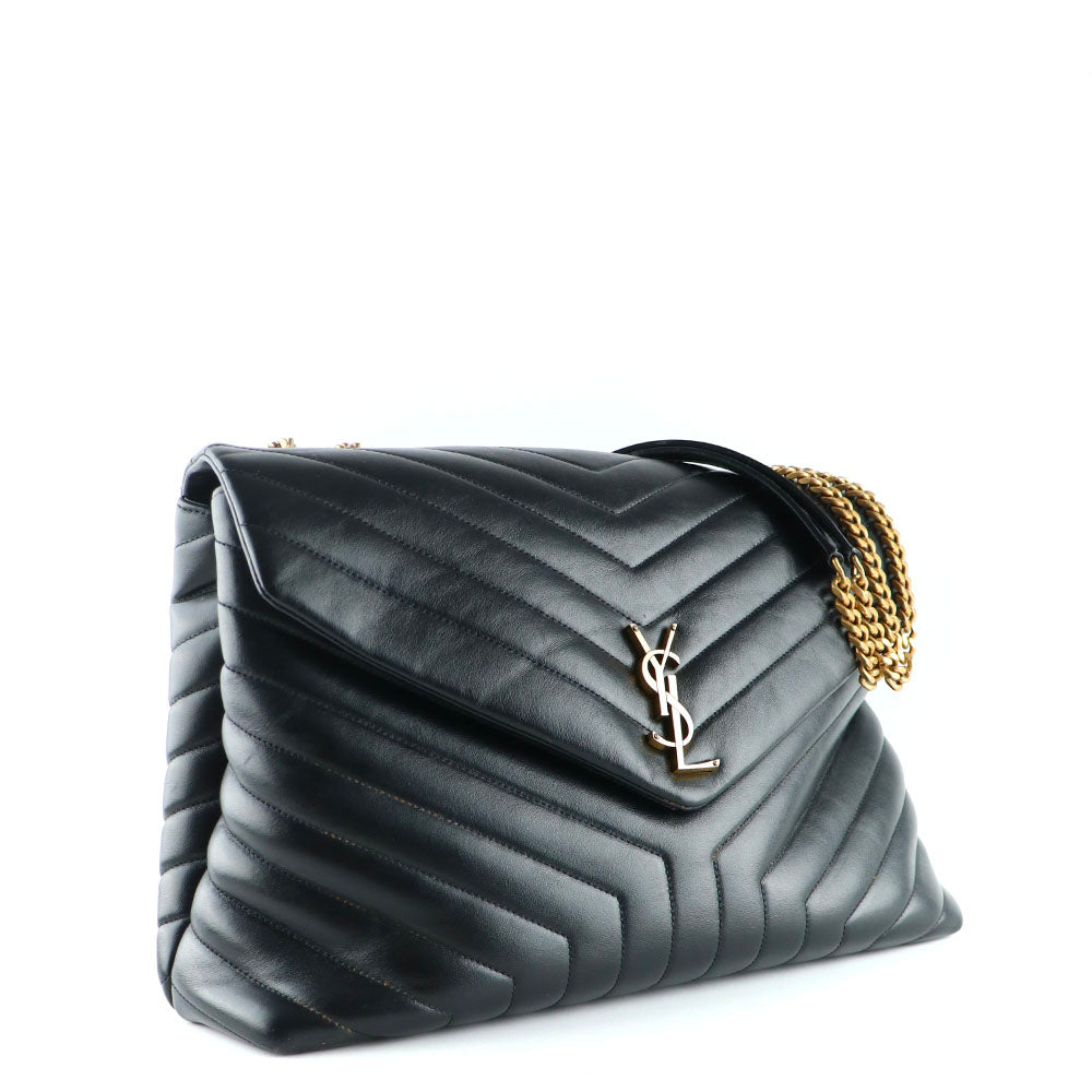 SAINT LAURENT - Loulou large shoulder bag in quilted leather