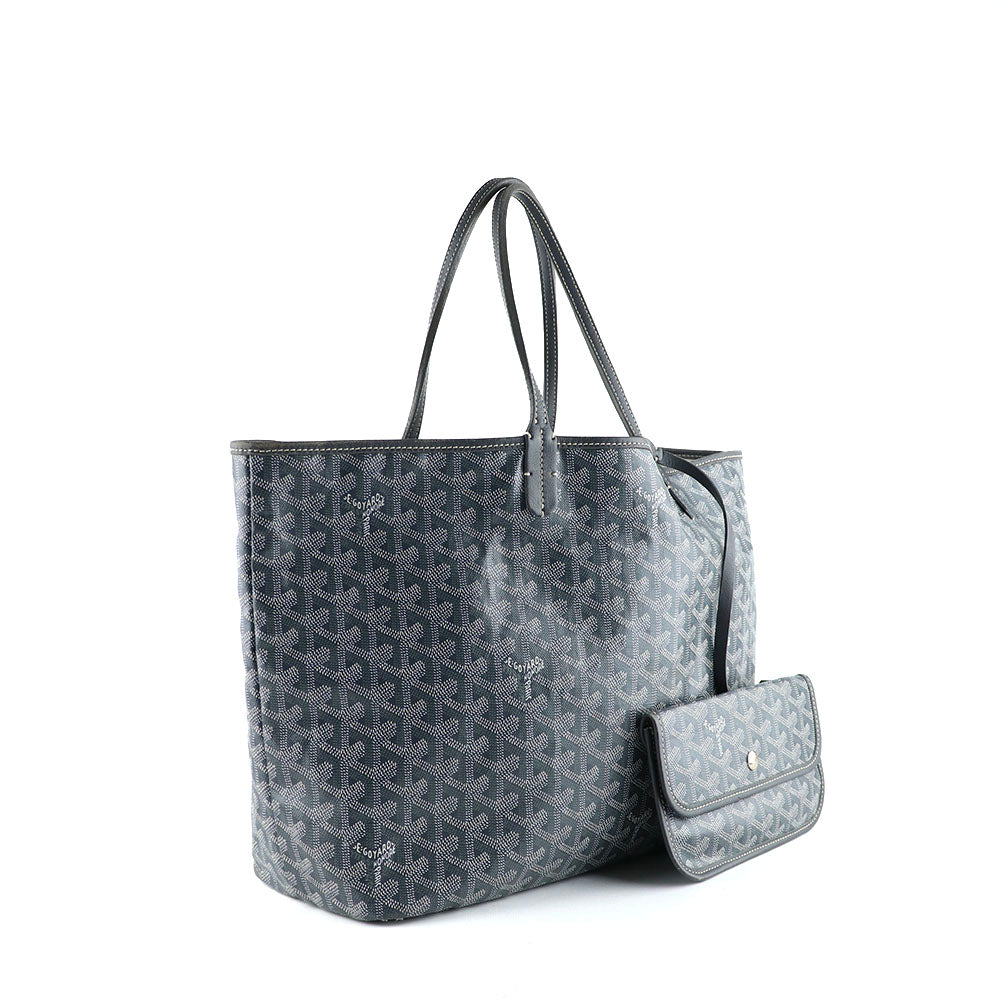 GOYARD - Sac cabas Saint Louis en toile enduite grise