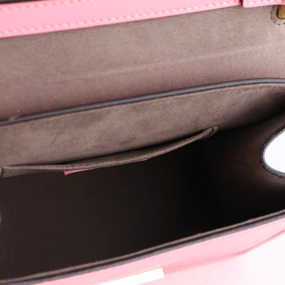 FENDI - Sac à bandoulière Kan I en cuir lisse rose