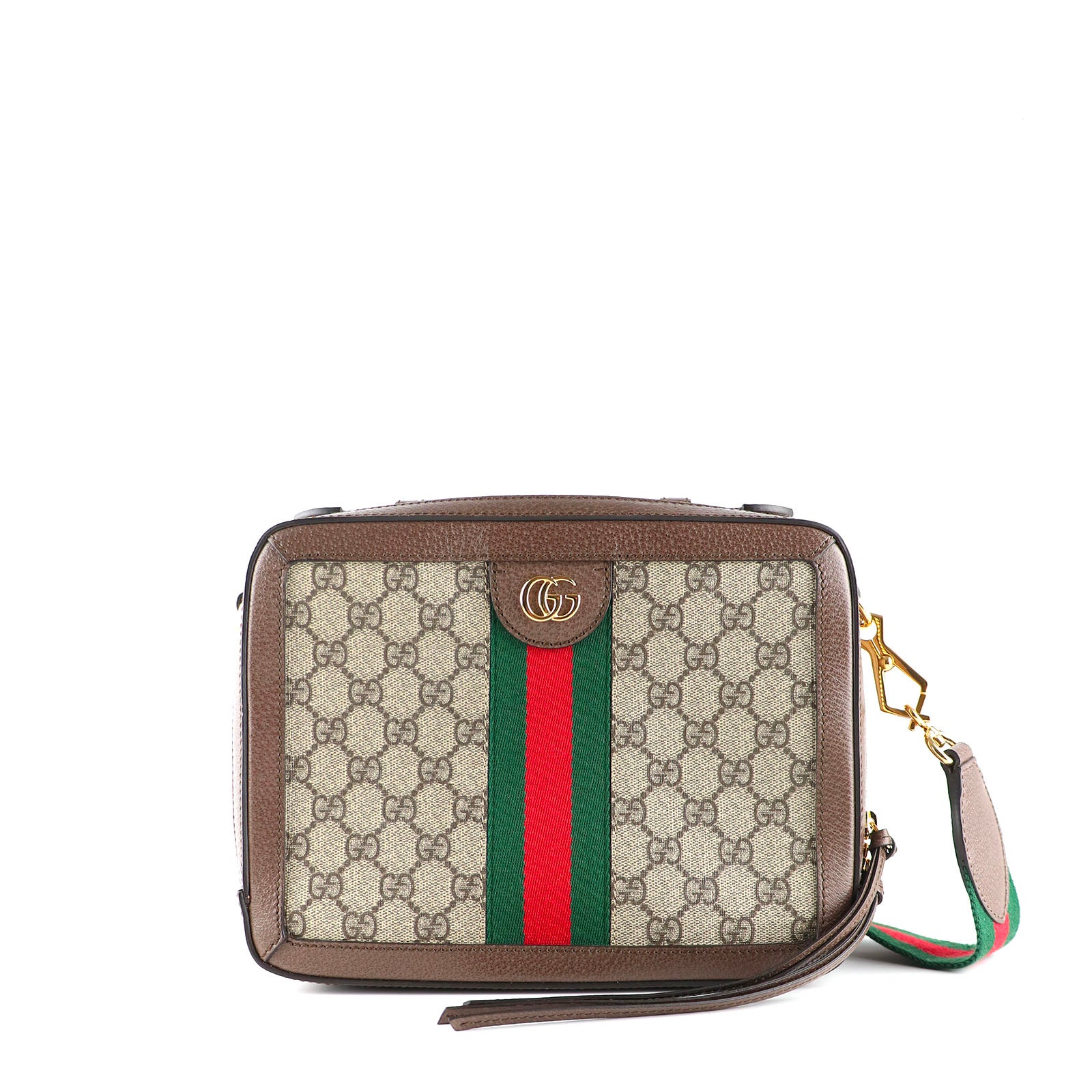 GUCCI Sac à bandoulière Ophidia GG Supreme en cuir d'occasion