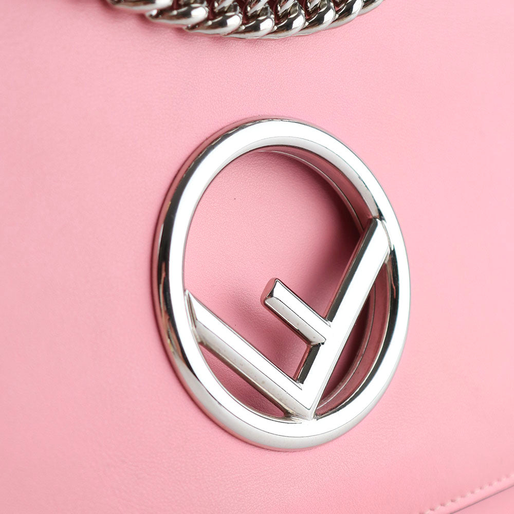 FENDI - Sac à bandoulière Kan I en cuir lisse rose