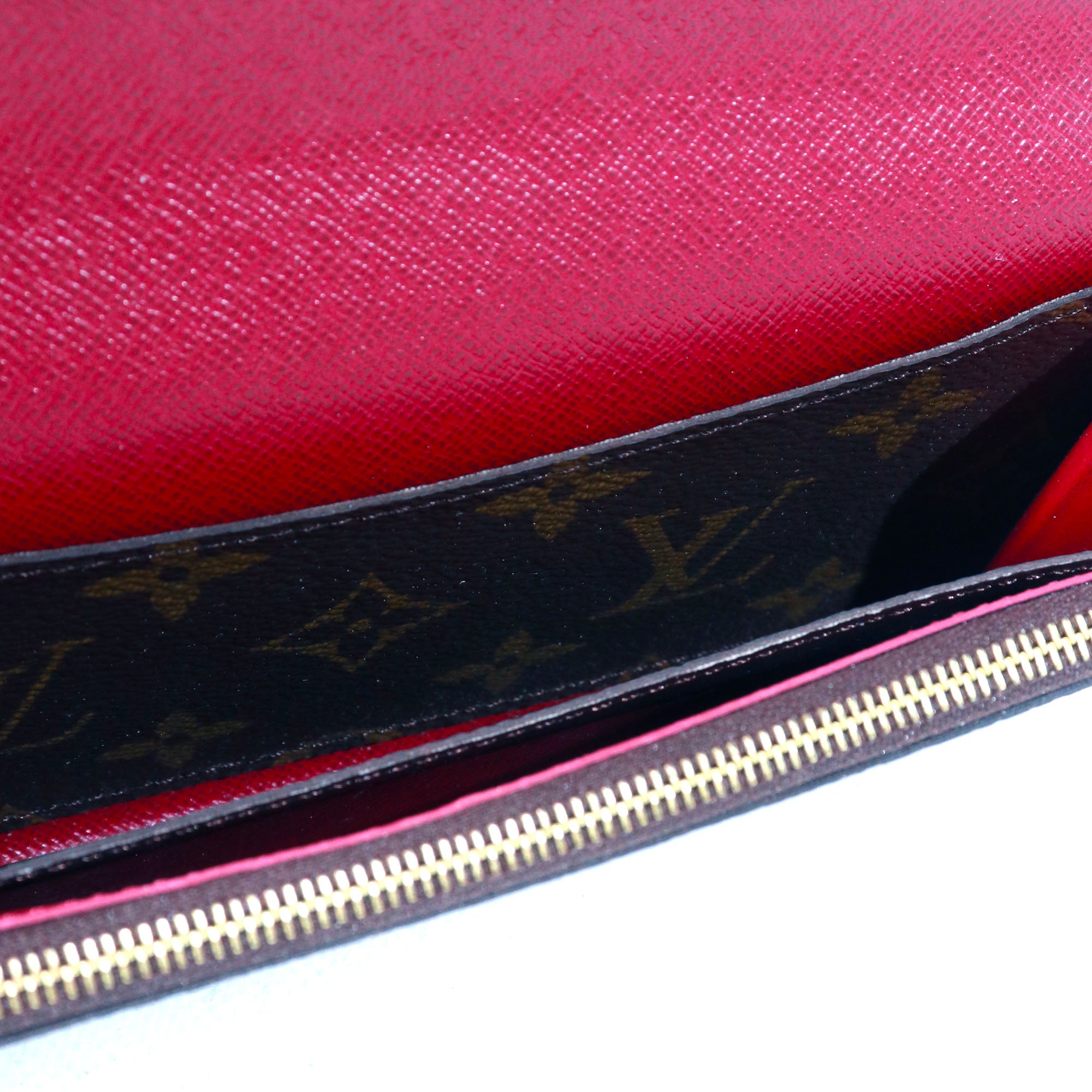 LOUIS VUITTON - Portefeuille Émilie Louis Vuitton en toile monogramme