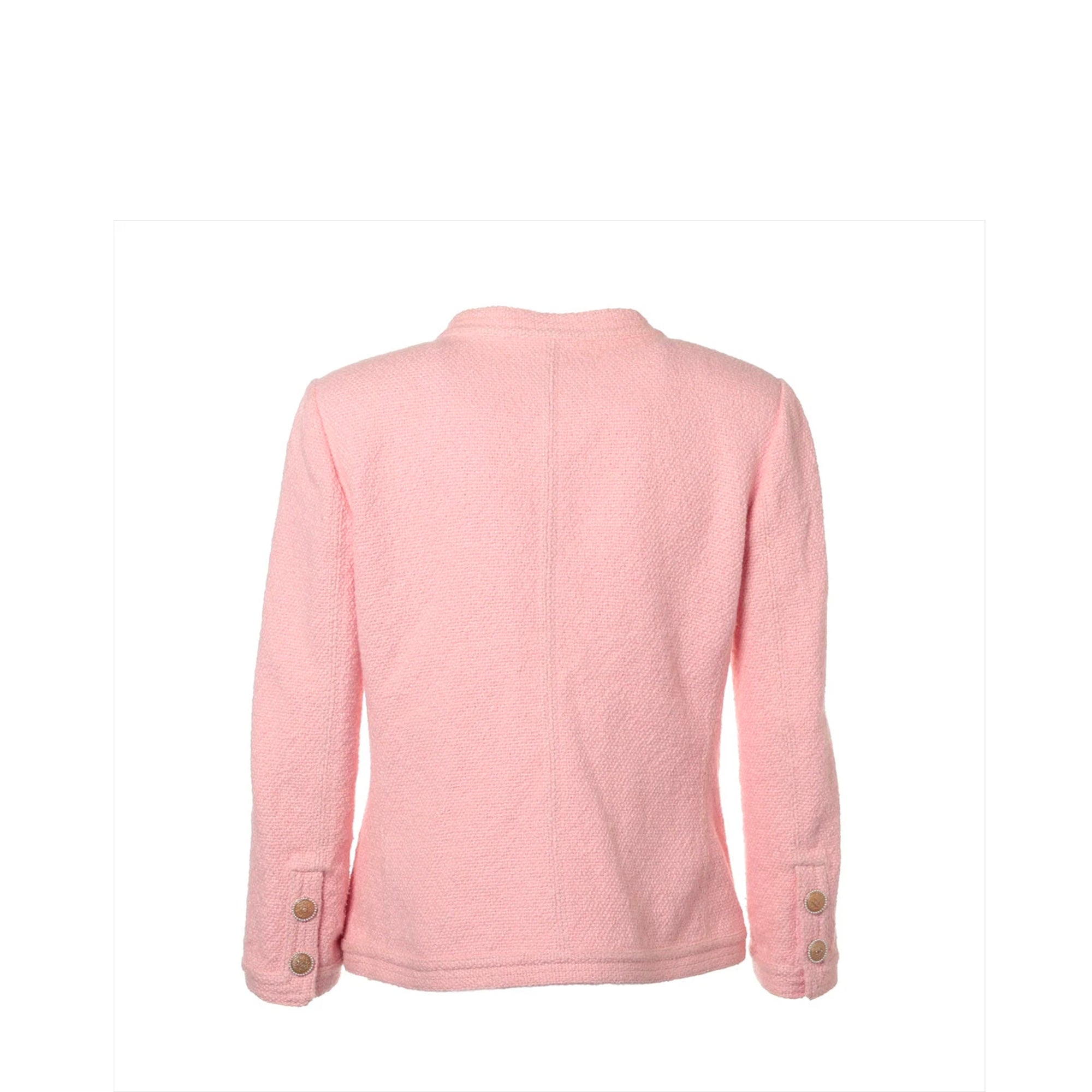 CHANEL - Veste courte Chanel en tweed rose (T40)