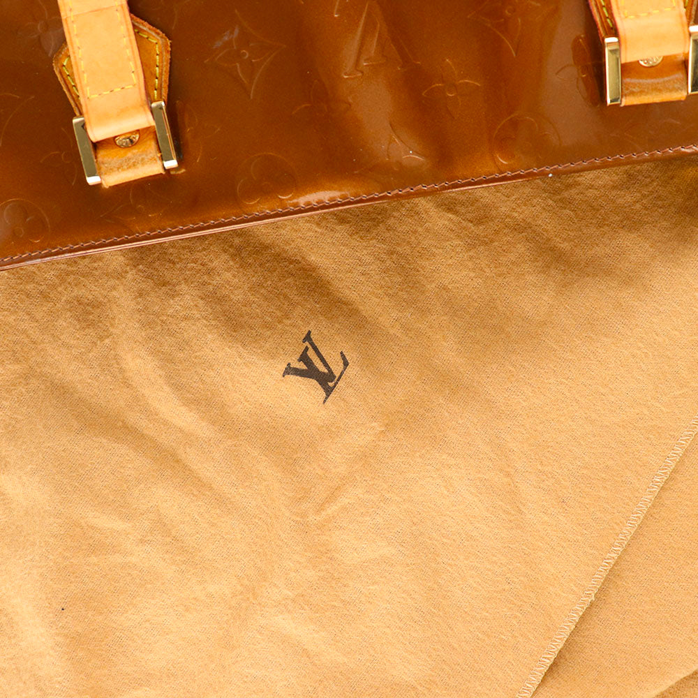 LOUIS VUITTON - Sac à main Houston en cuir verni empreinte