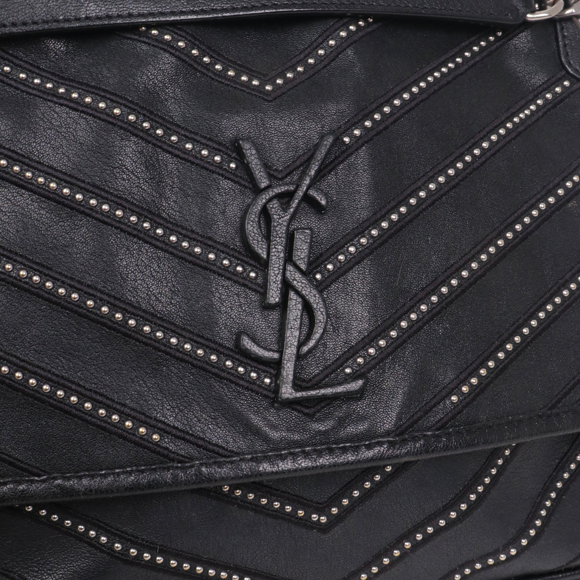 SAINT LAURENT - Sac à bandoulière Niki medium Saint Laurent édition limitée en cuir noir
