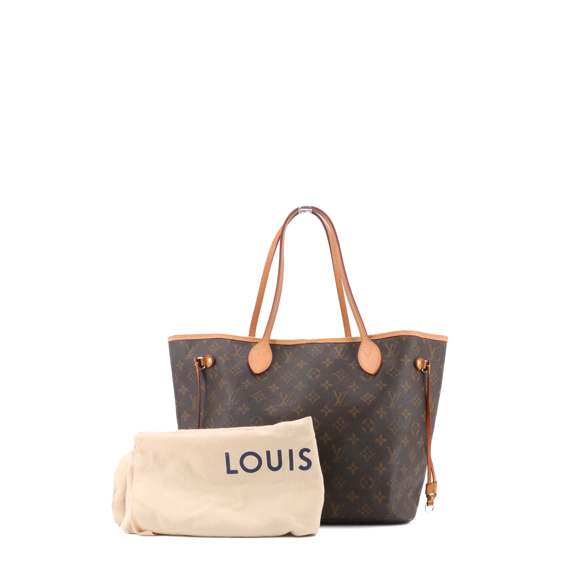 LOUIS VUITTON - Sac cabas Neverfull MM Louis Vuitton en toile monogrammée