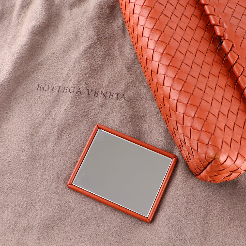 BOTTEGA VENETA - Sac à bandoulière Olimpia en cuir marron