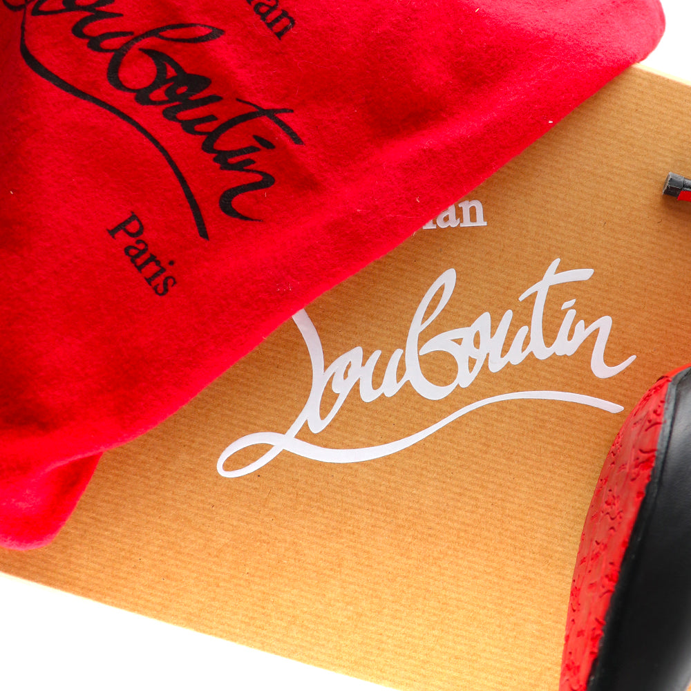 LOUBOUTIN - Escarpins So Kate en cuir verni noir (T37)