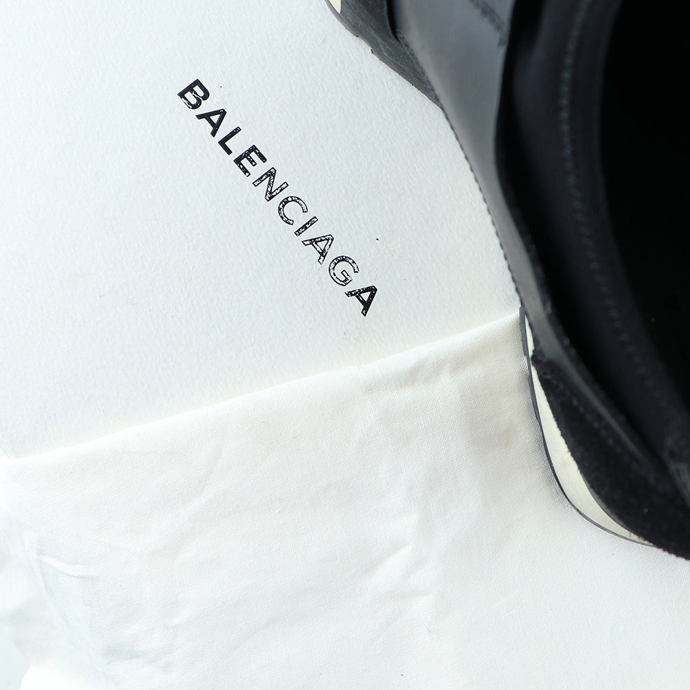 BALENCIAGA - Sneakers Tess en toile noire (T39)