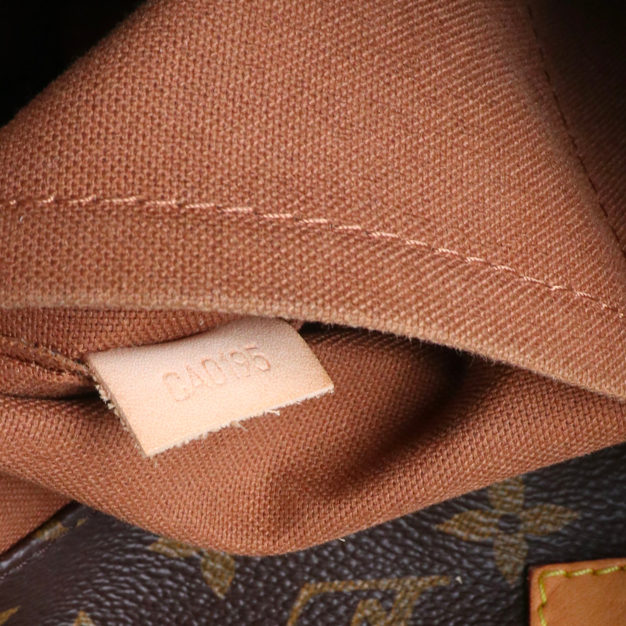 LOUIS VUITTON - Sac cabas Sully Louis Vuitton en toile enduite monogrammée marron