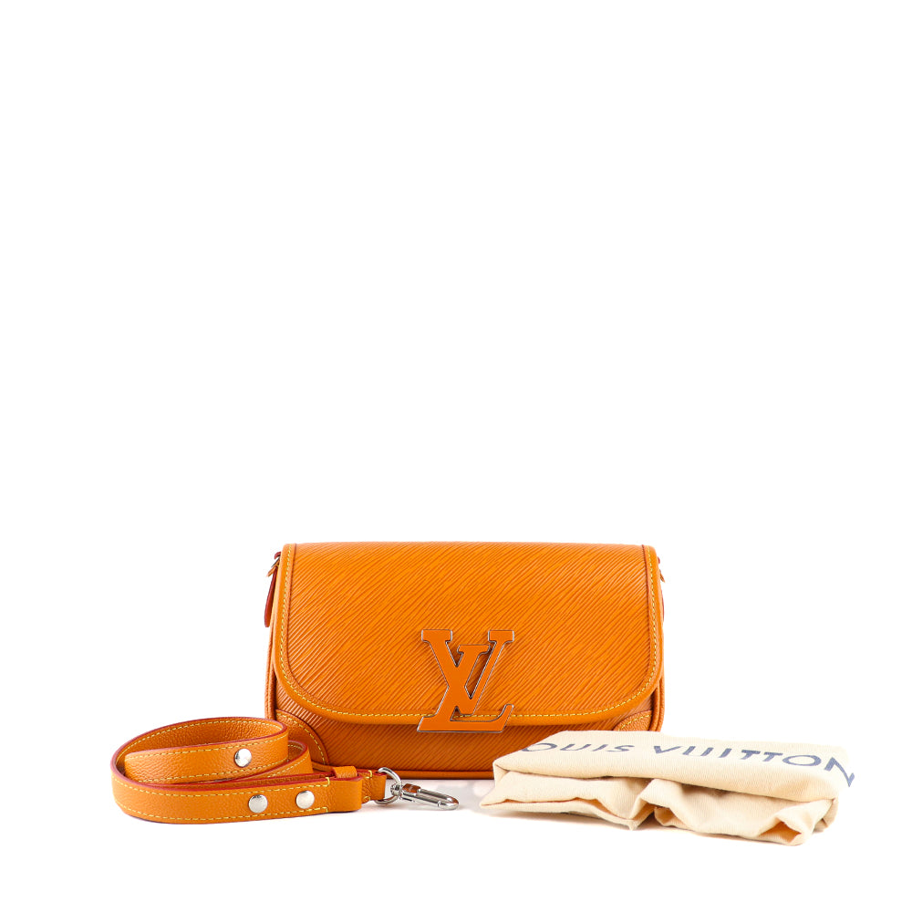 LOUIS VUITTON - Sac à bandoulière Buci en cuir épi marron