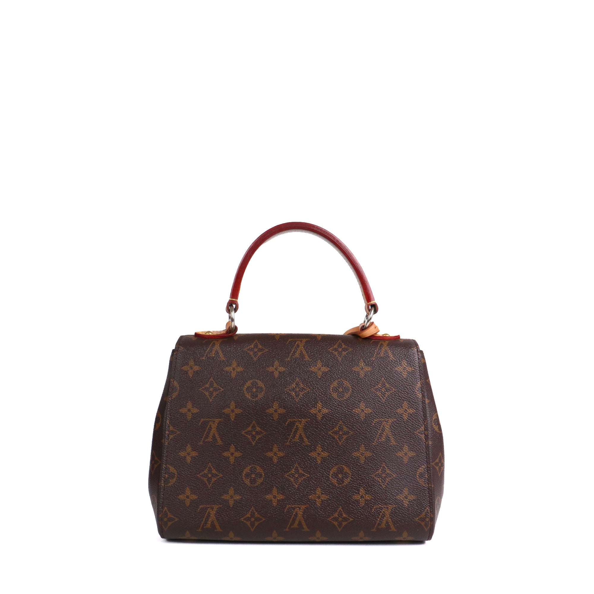 LOUIS VUITTON - Sac à main Cluny BB Louis Vuitton en toile monogrammée marron