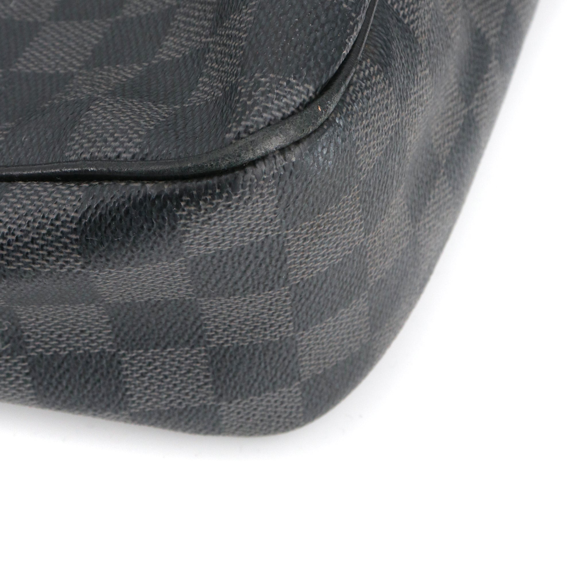 LOUIS VUITTON - Sac à bandoulière Daniel GM Louis Vuitton en toile damier graphite