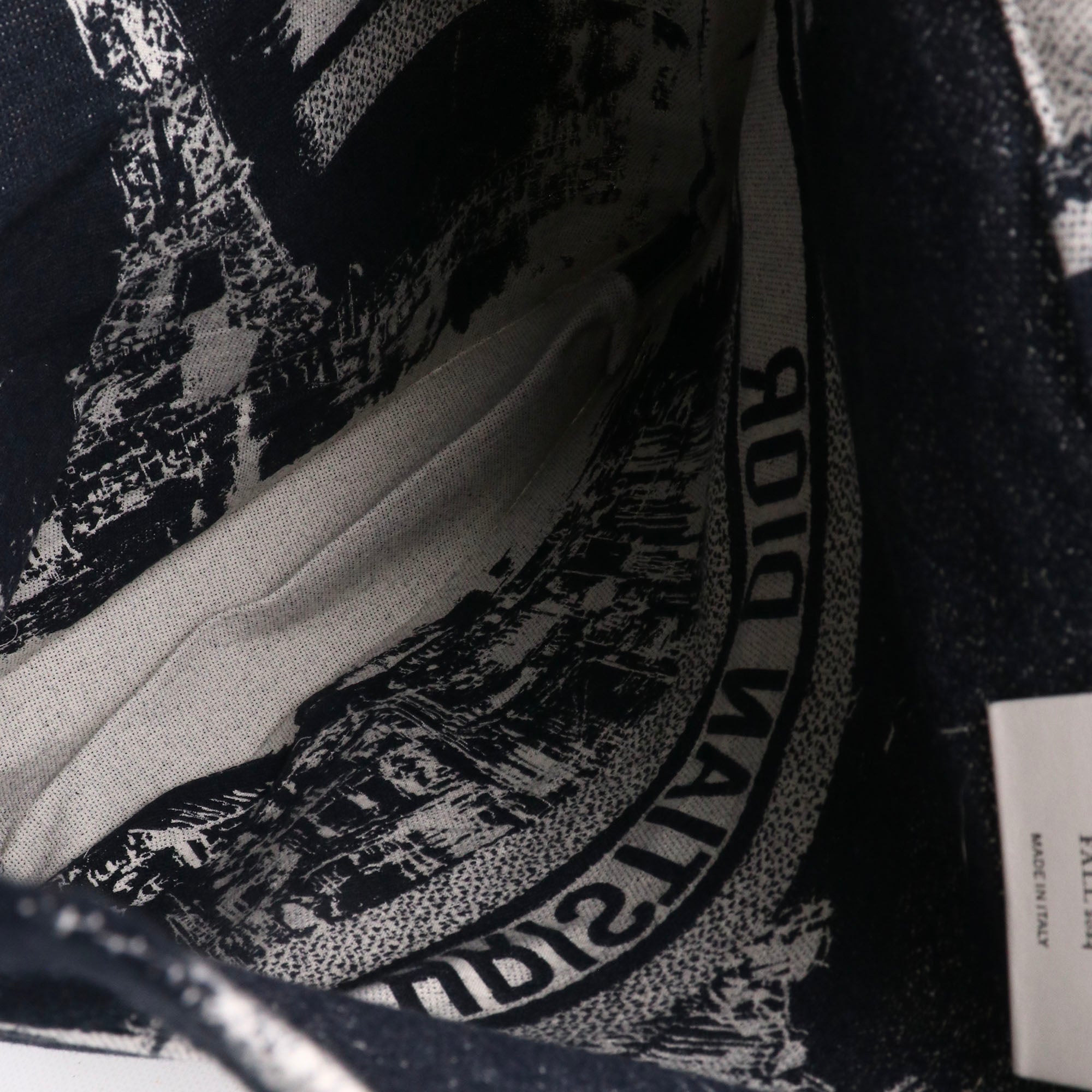 DIOR - Totebag Dior en coton bleu marine