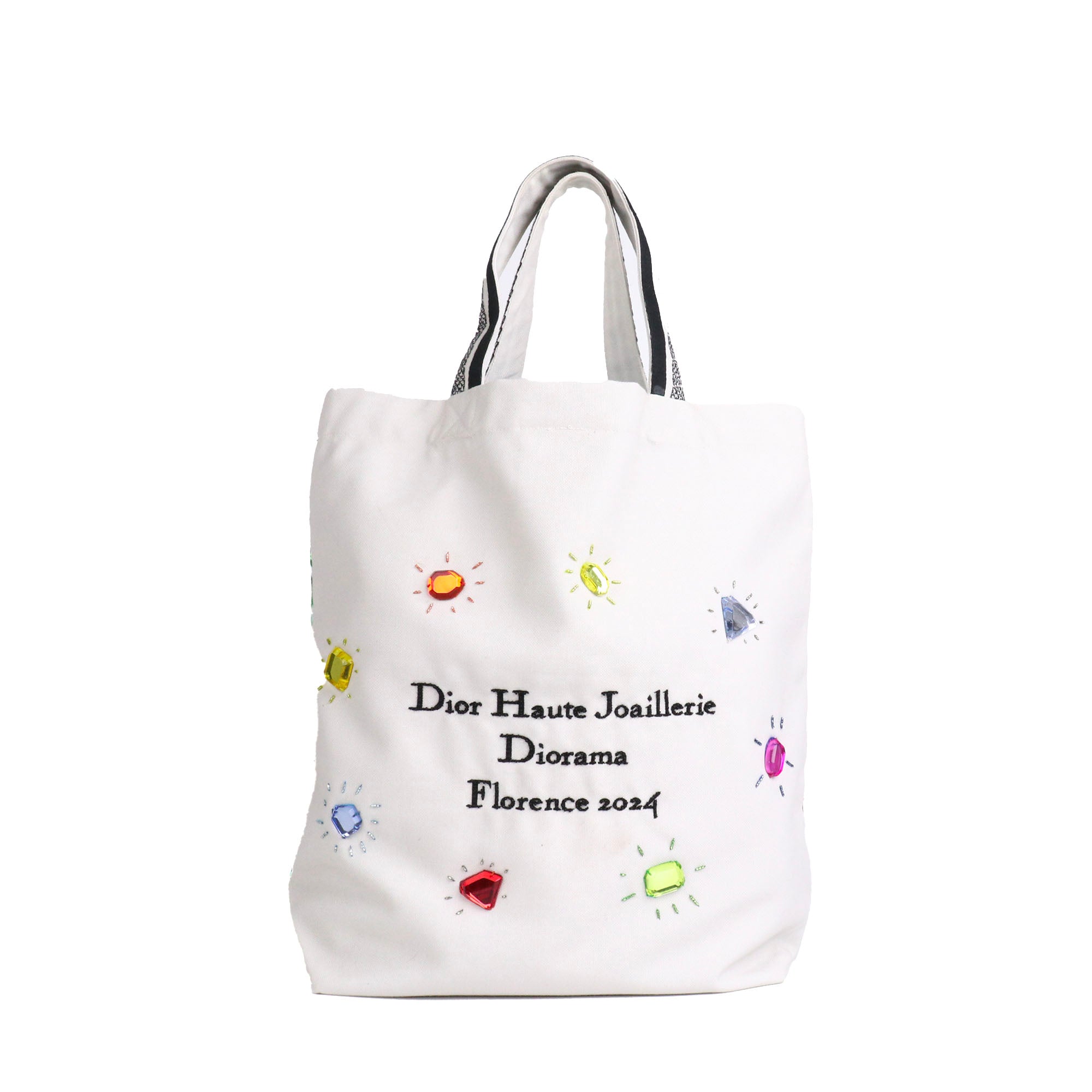 DIOR - Totebag Diorama Dior en coton blanc
