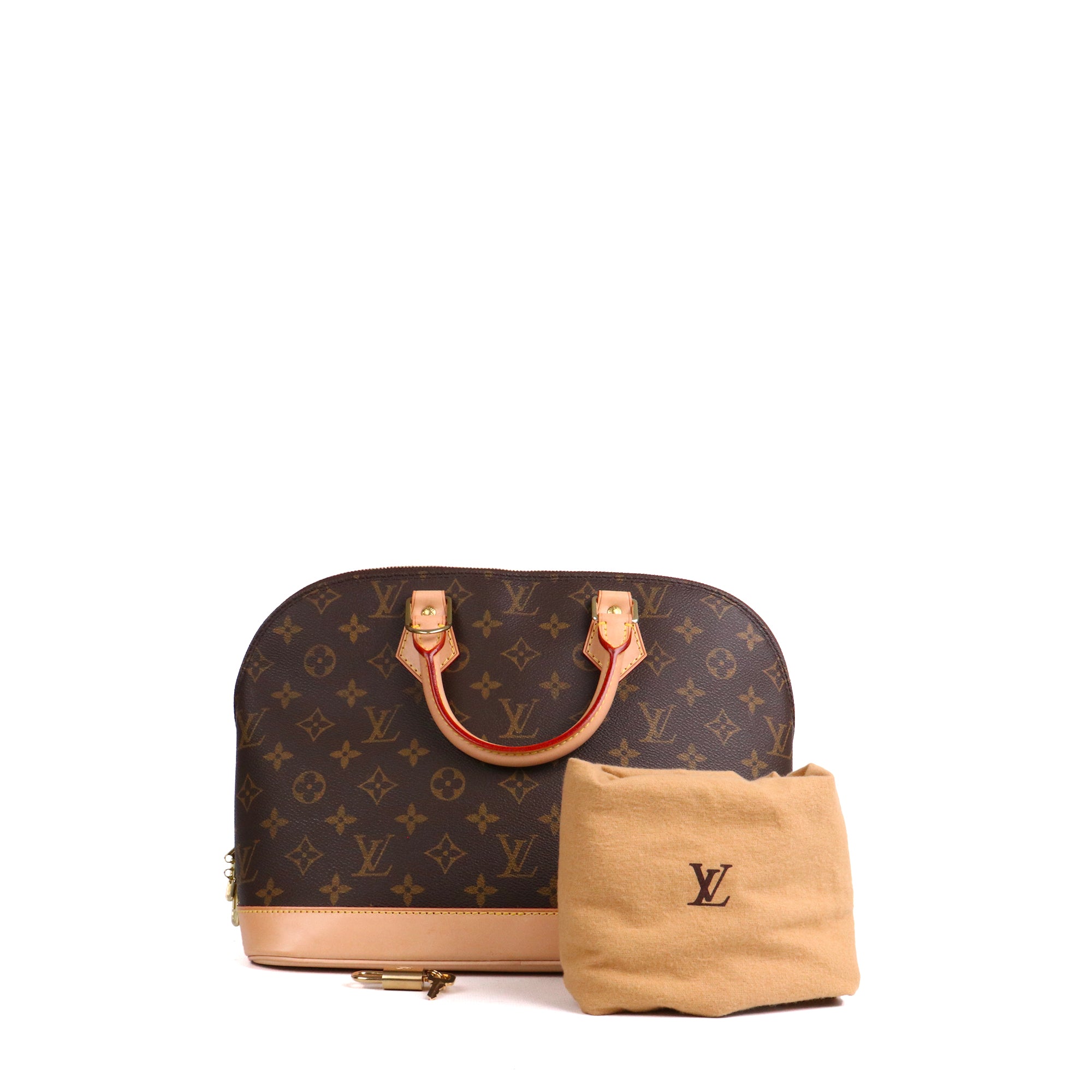 LOUIS VUITTON - Sac à main Alma PM Louis Vuitton en toile monogrammée