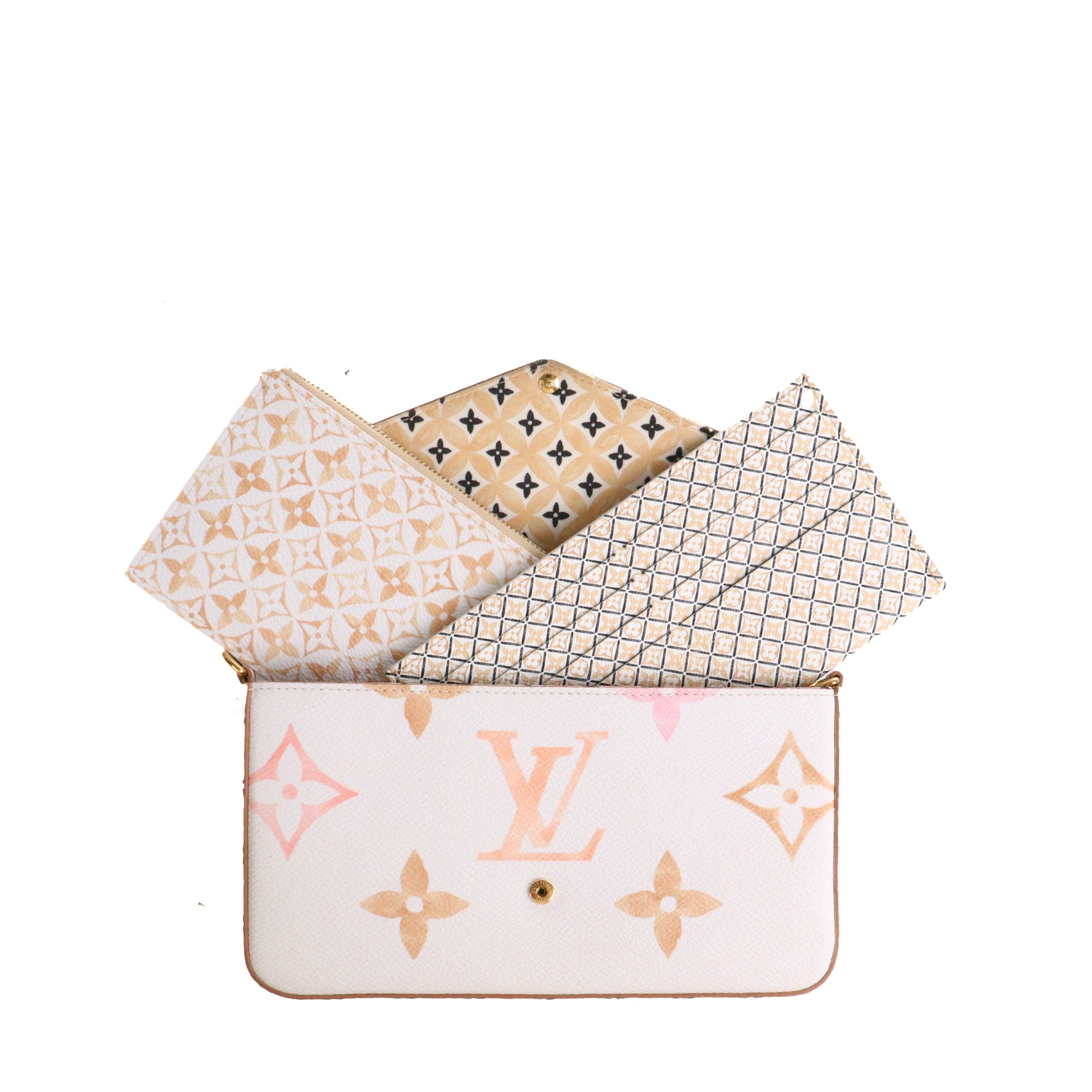 LOUIS VUITTON - Pochette Felicie Resort 2023 Louis Vuitton en toile enduite