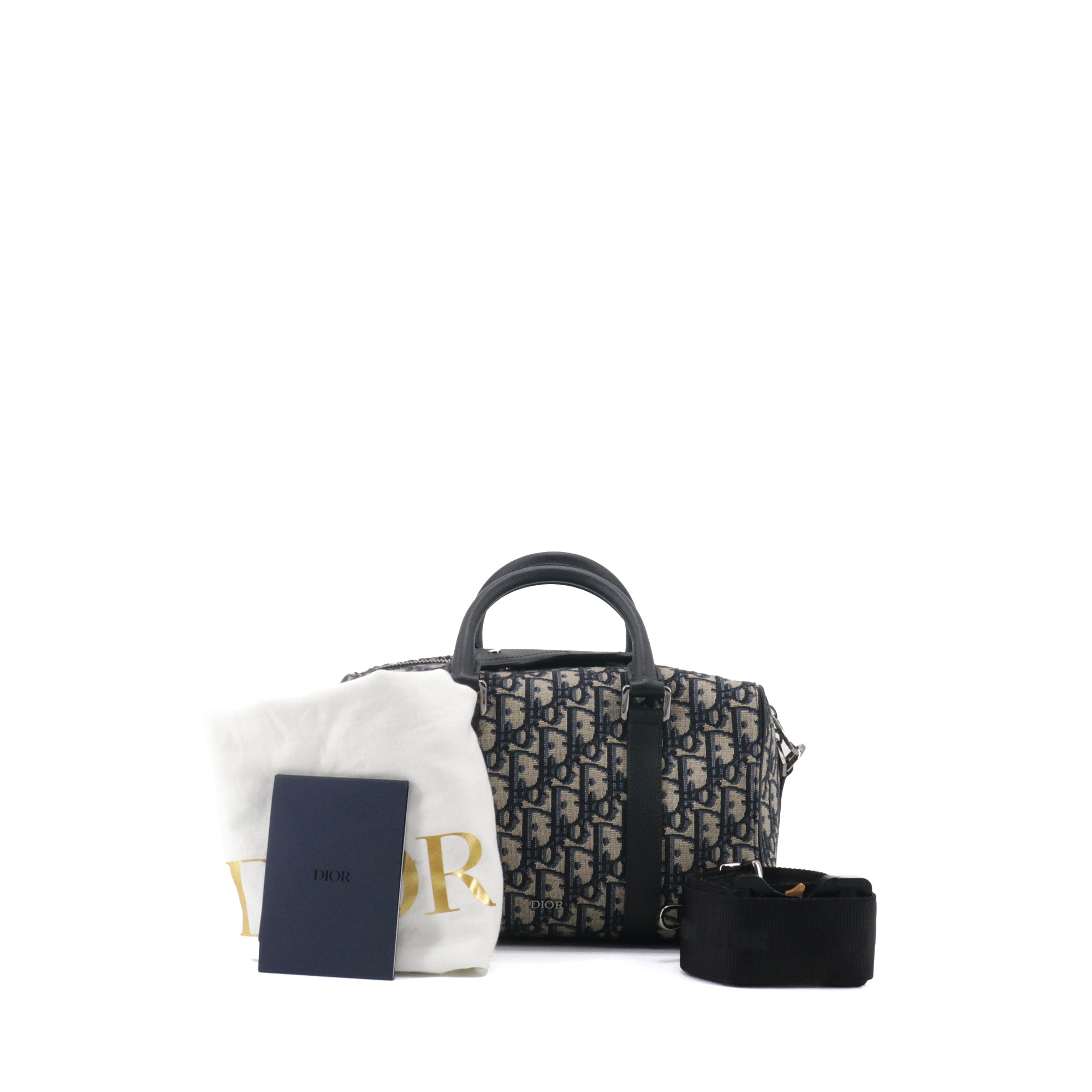 DIOR - Sac à bandoulière Lingot 26 Dior en toile Dior Oblique