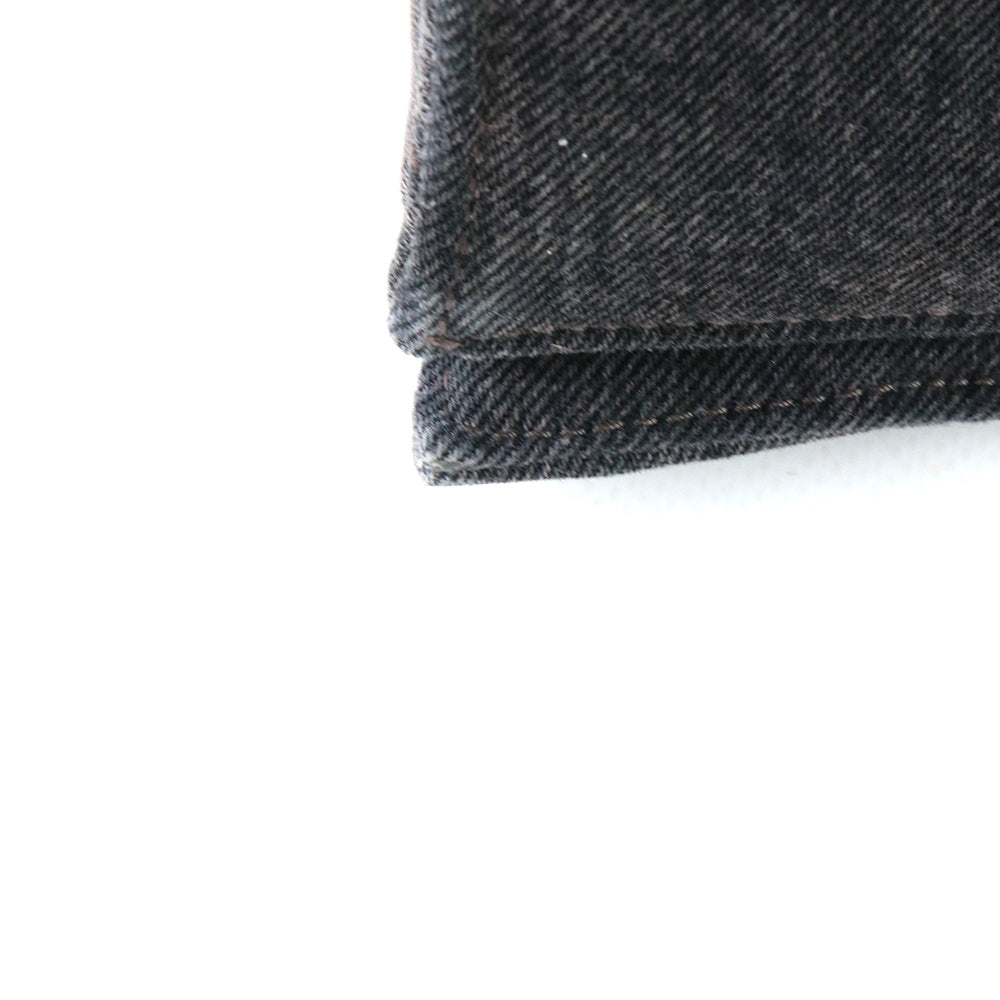 BALENCIAGA - Crush medium shoulder bag in anthracite gray denim