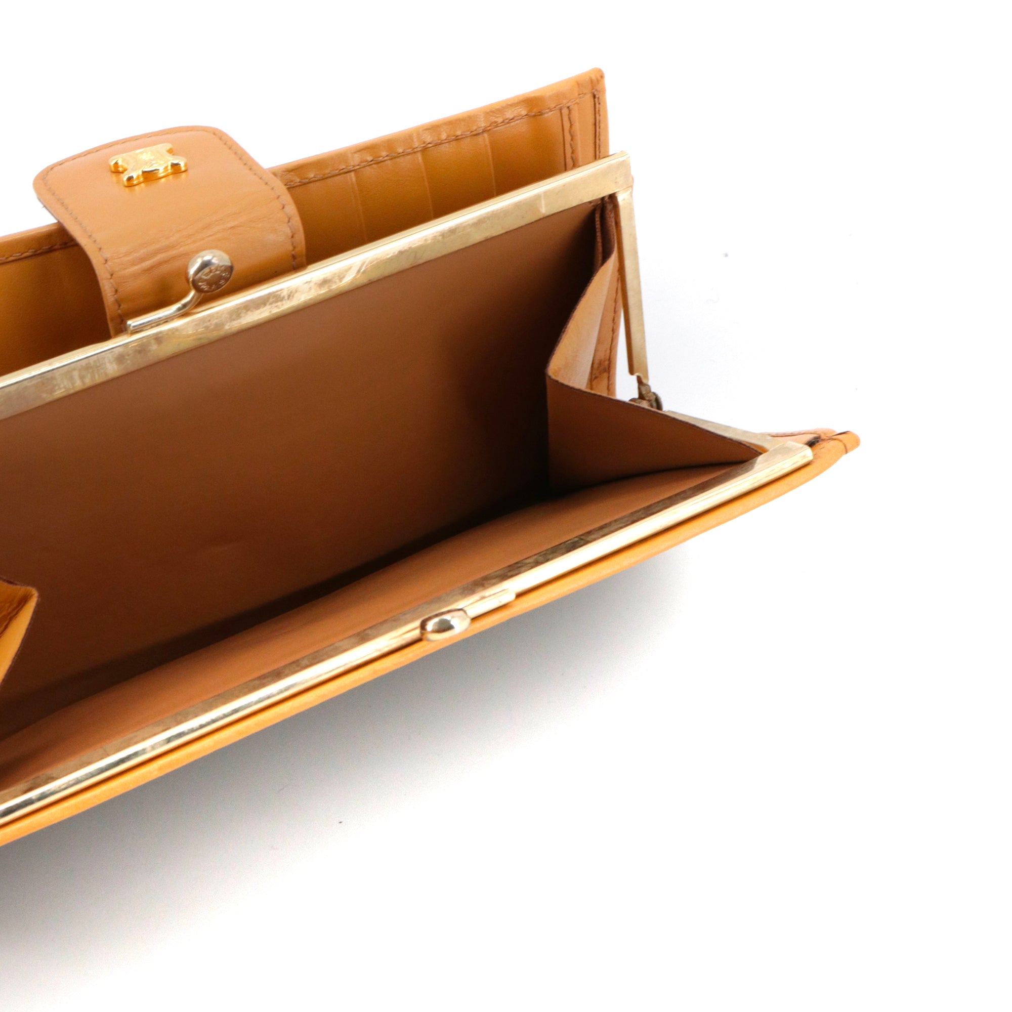 CELINE - Celine Triomphe wallet in vintage monogrammed canvas