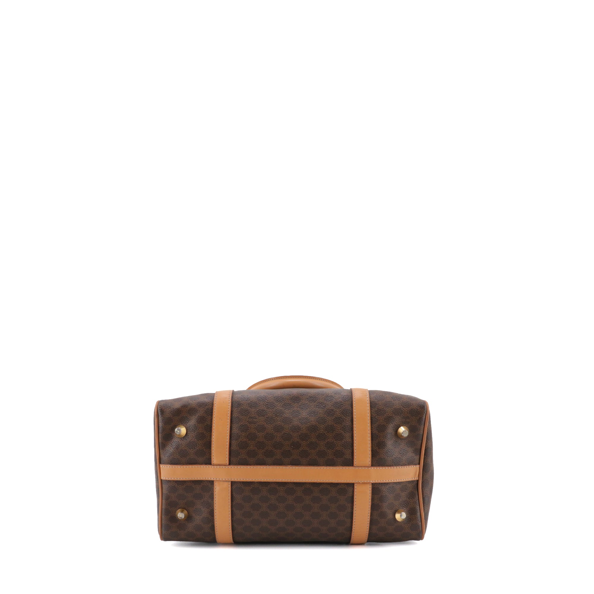 CELINE - Sac à main Boston Celine en toile monogrammée vintage