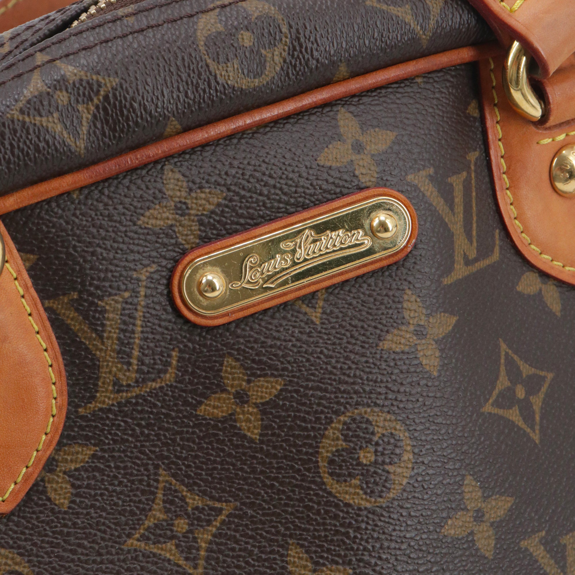 LOUIS VUITTON - Sac à main Montorgueil Louis Vuitton en toile monogrammée