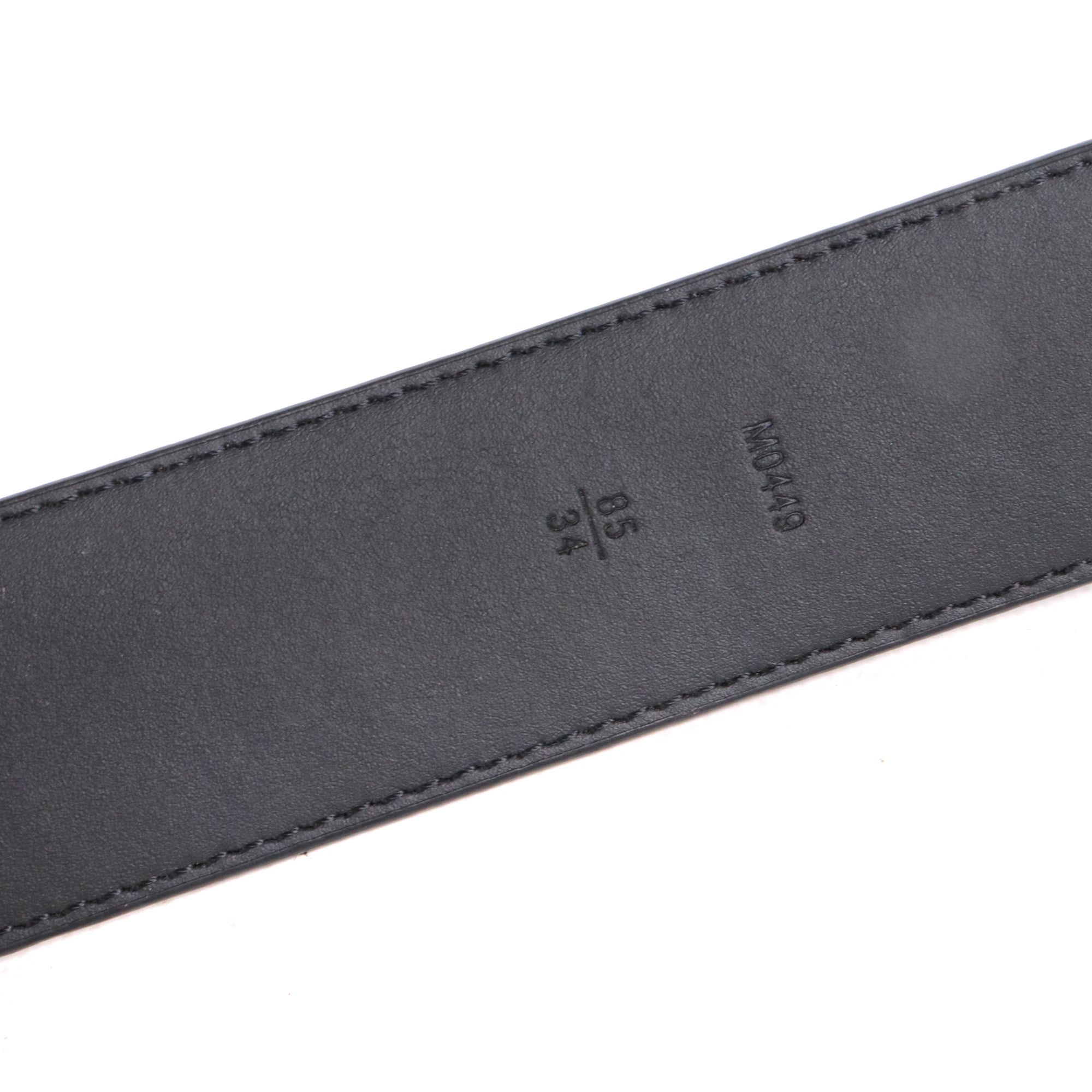 LOUIS VUITTON - Ceinture LV Initiales Louis Vuitton en toile monogramme éclipse (T85)