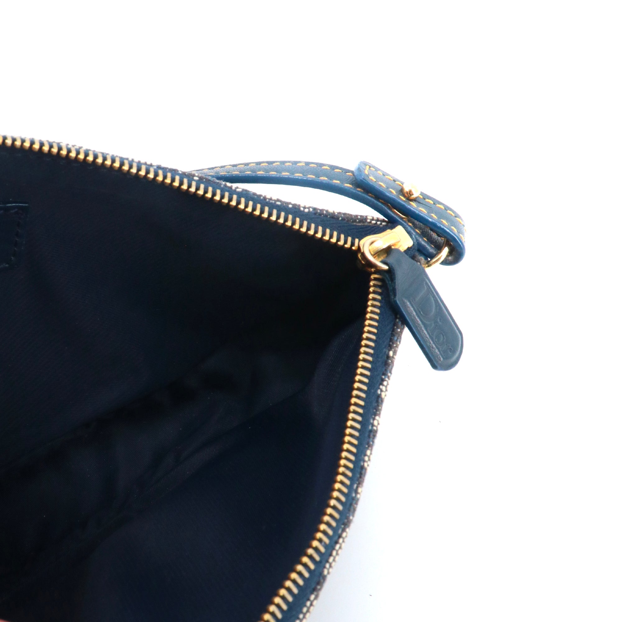 DIOR - Sac à épaule Saddle small Dior en toile monogrammée vintage