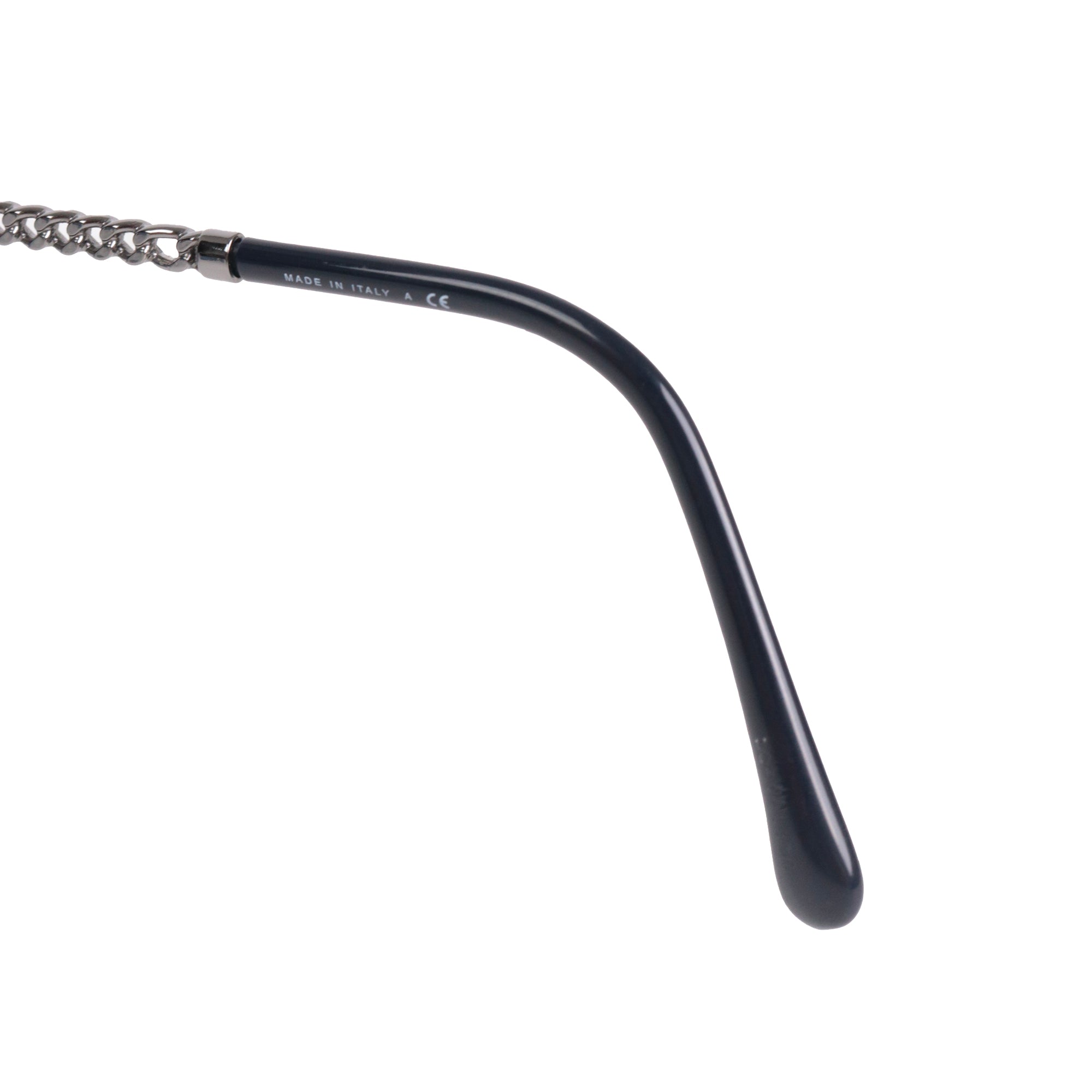 CHANEL - Lunettes de soleil Chanel en métal argenté