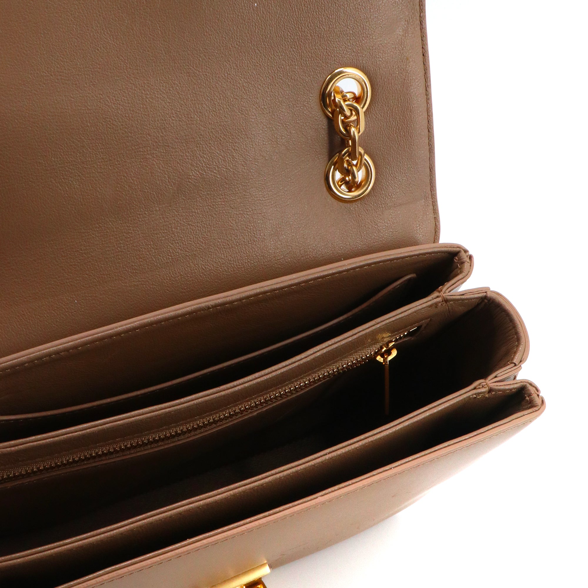 CELINE - Celine C shoulder bag in brown leather