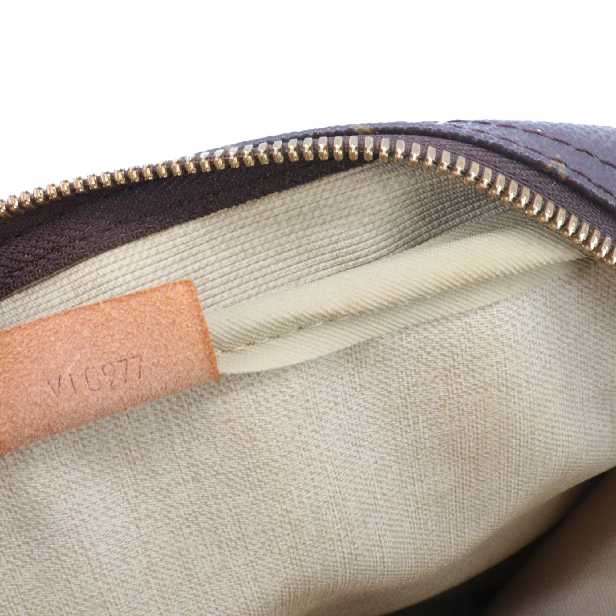 LOUIS VUITTON - Sac à main Deauville Louis Vuitton en toile monogramée