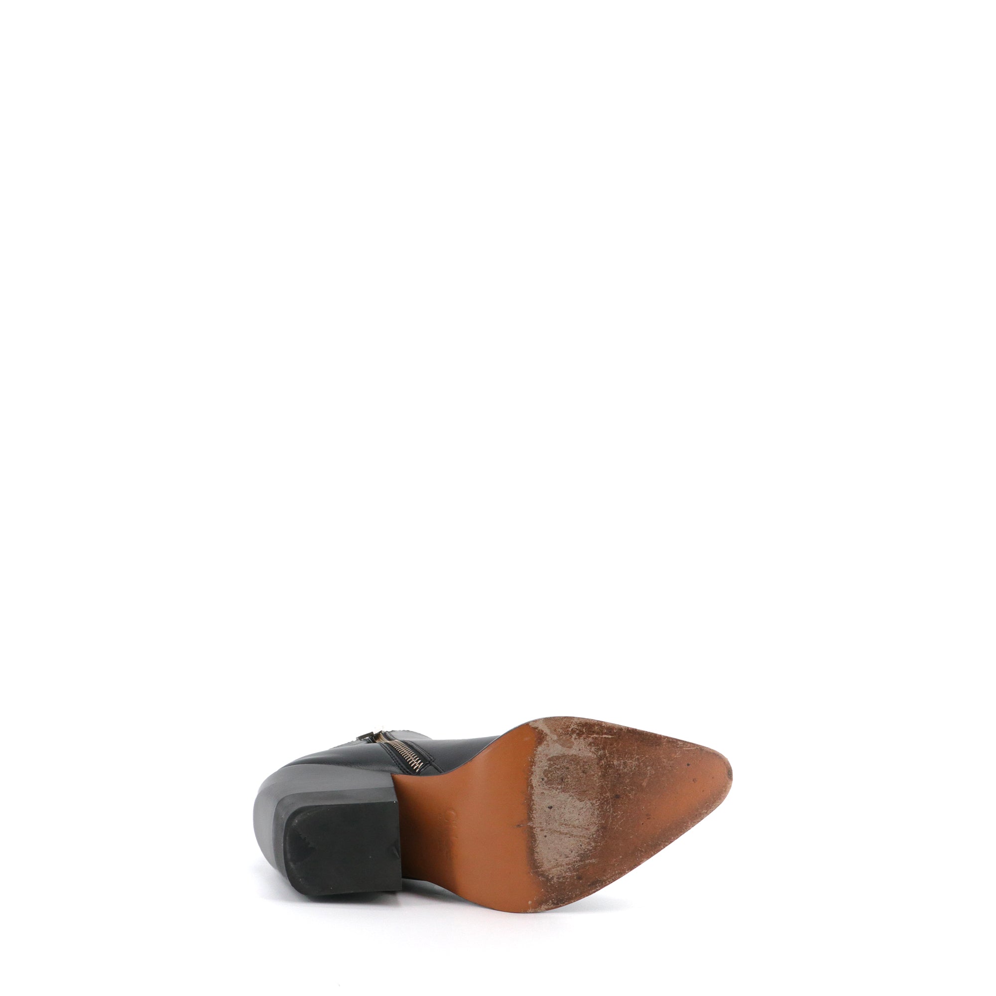 CHLOÉ - Bottines Rylee Chloé en cuir noir (T37.5)