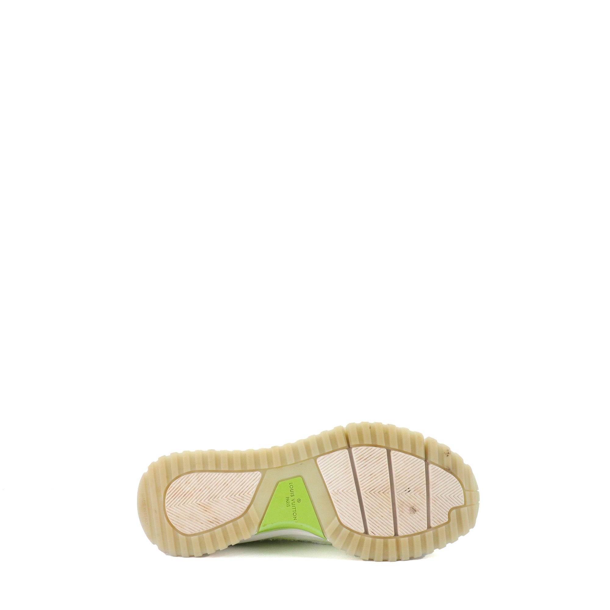 LOUIS VUITTON - Sneakers Louis Vuitton en toile blanche (T41)