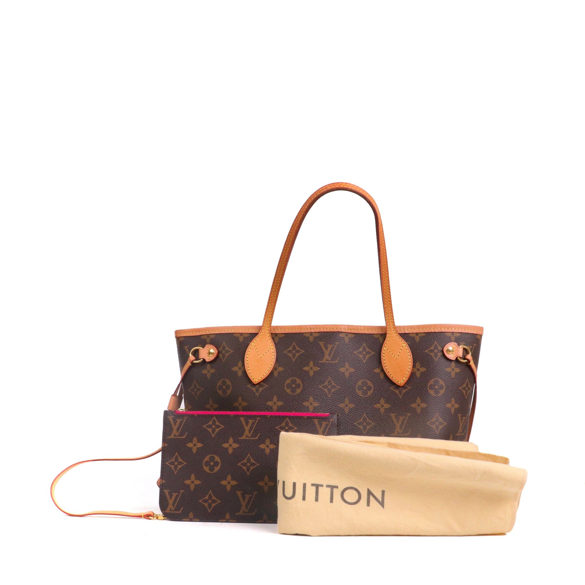 LOUIS VUITTON - Sac cabas Neverfull PM Louis Vuitton en toile monogrammée