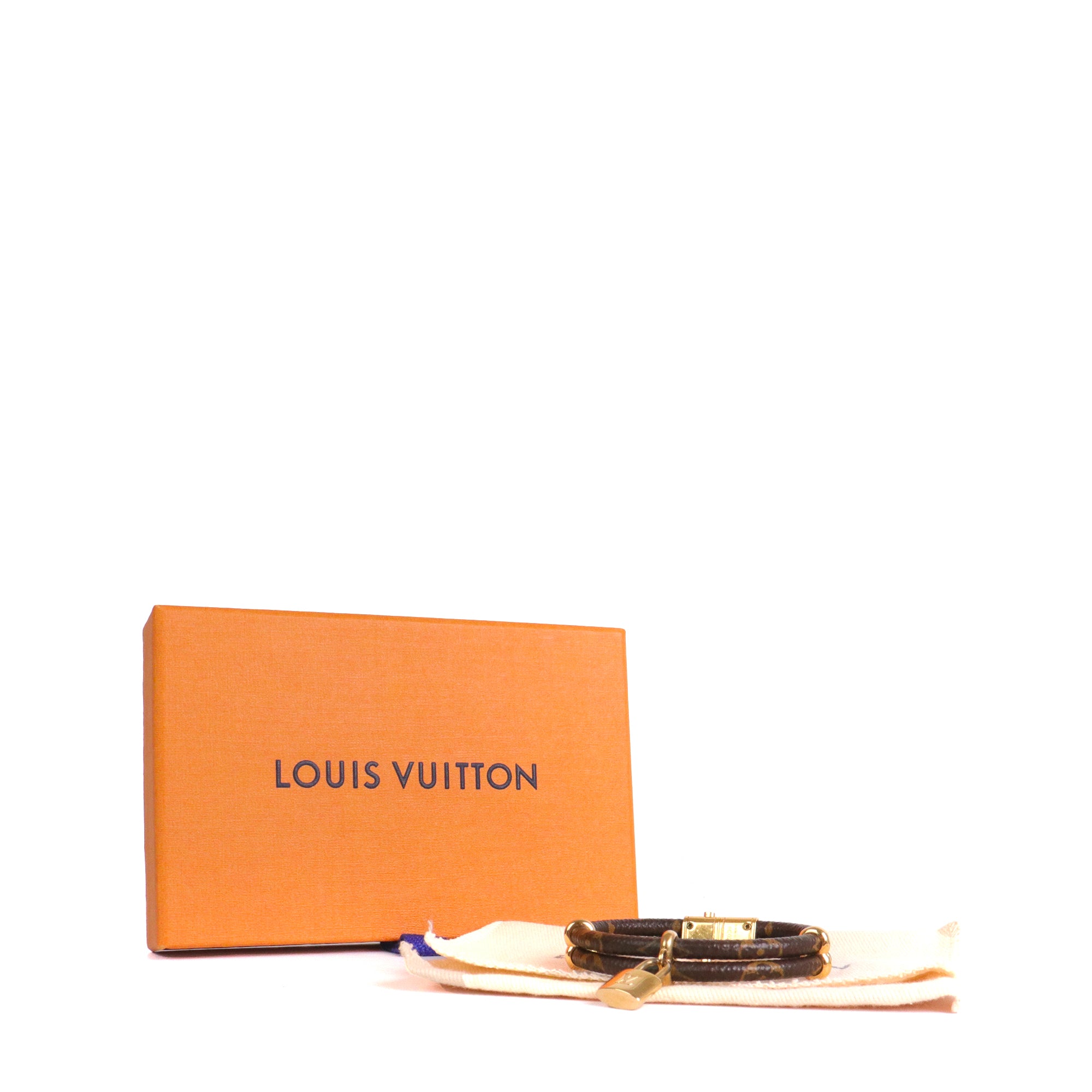 LOUIS VUITTON - Bracelet Keep it Twice Louis Vuitton en toile monogrammée