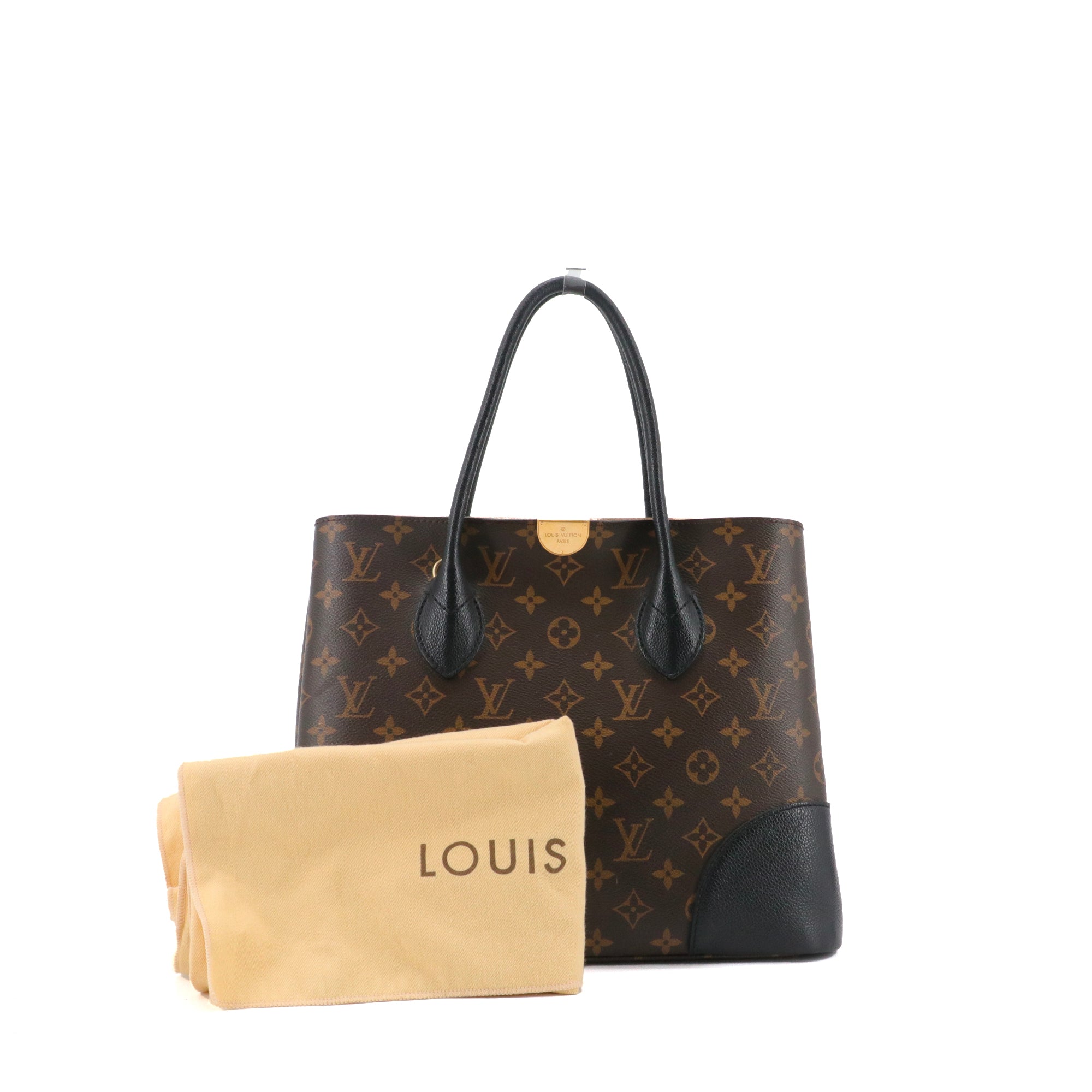 LOUIS VUITTON - Sac à main Flandrin Louis Vuitton en toile monogrammée marron