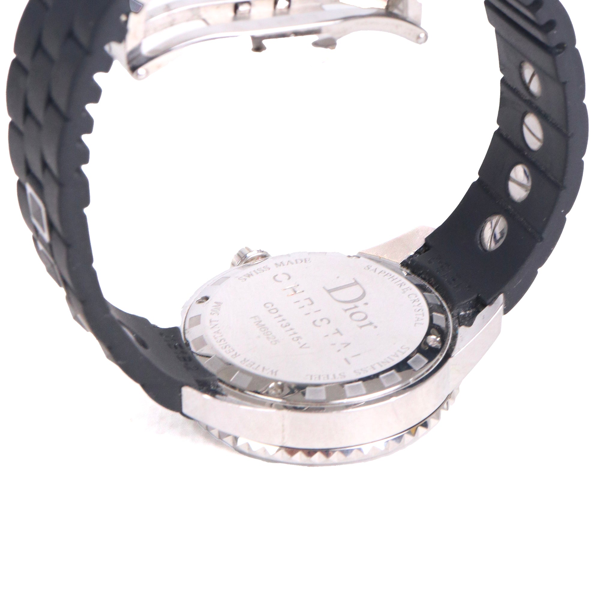 DIOR - Montre Christal Dior en acier et diamants