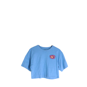 GUCCI - Top Gucci Forte Dei Marmi en coton bleu (M)