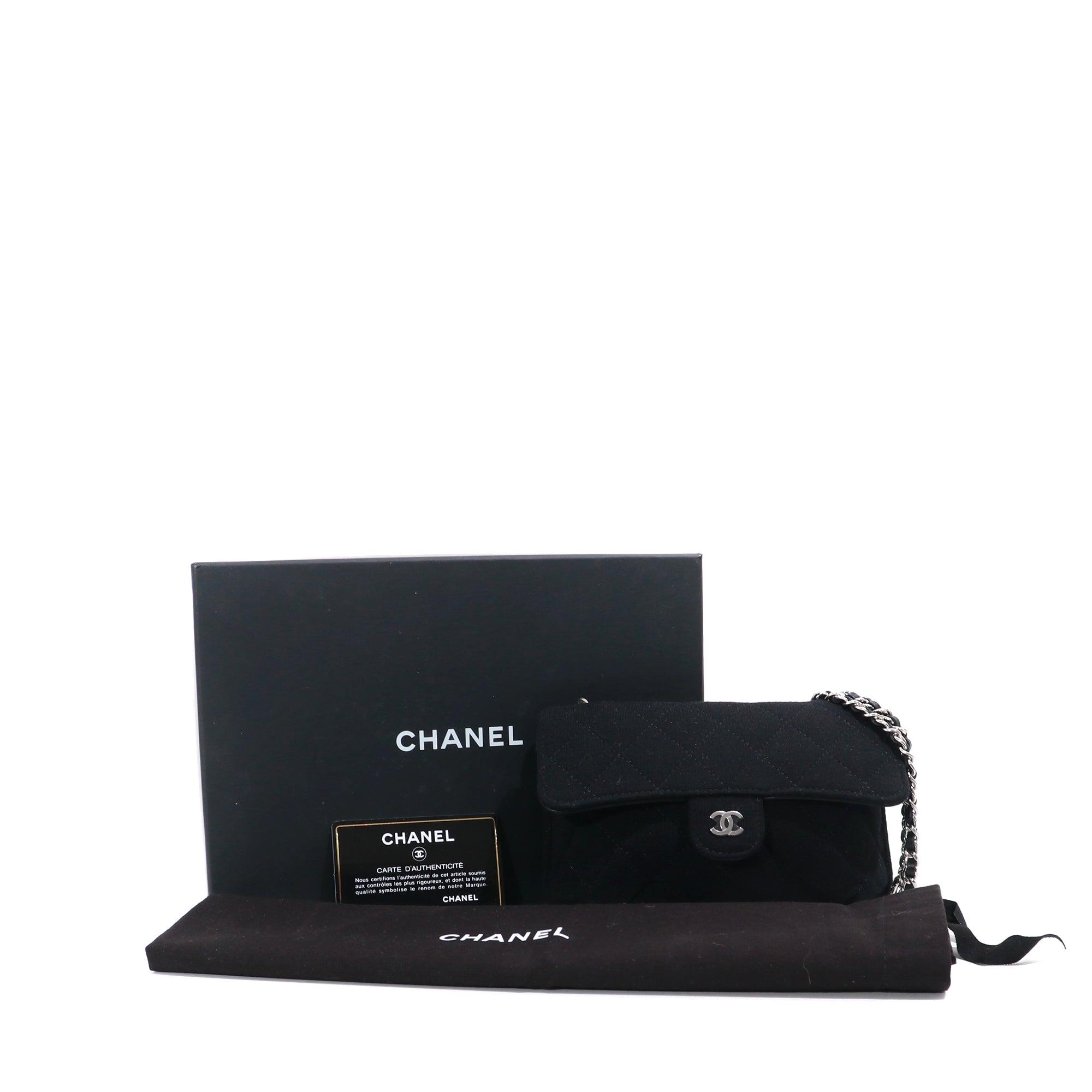 CHANEL - Sac cabas totebag Chanel en jersey
