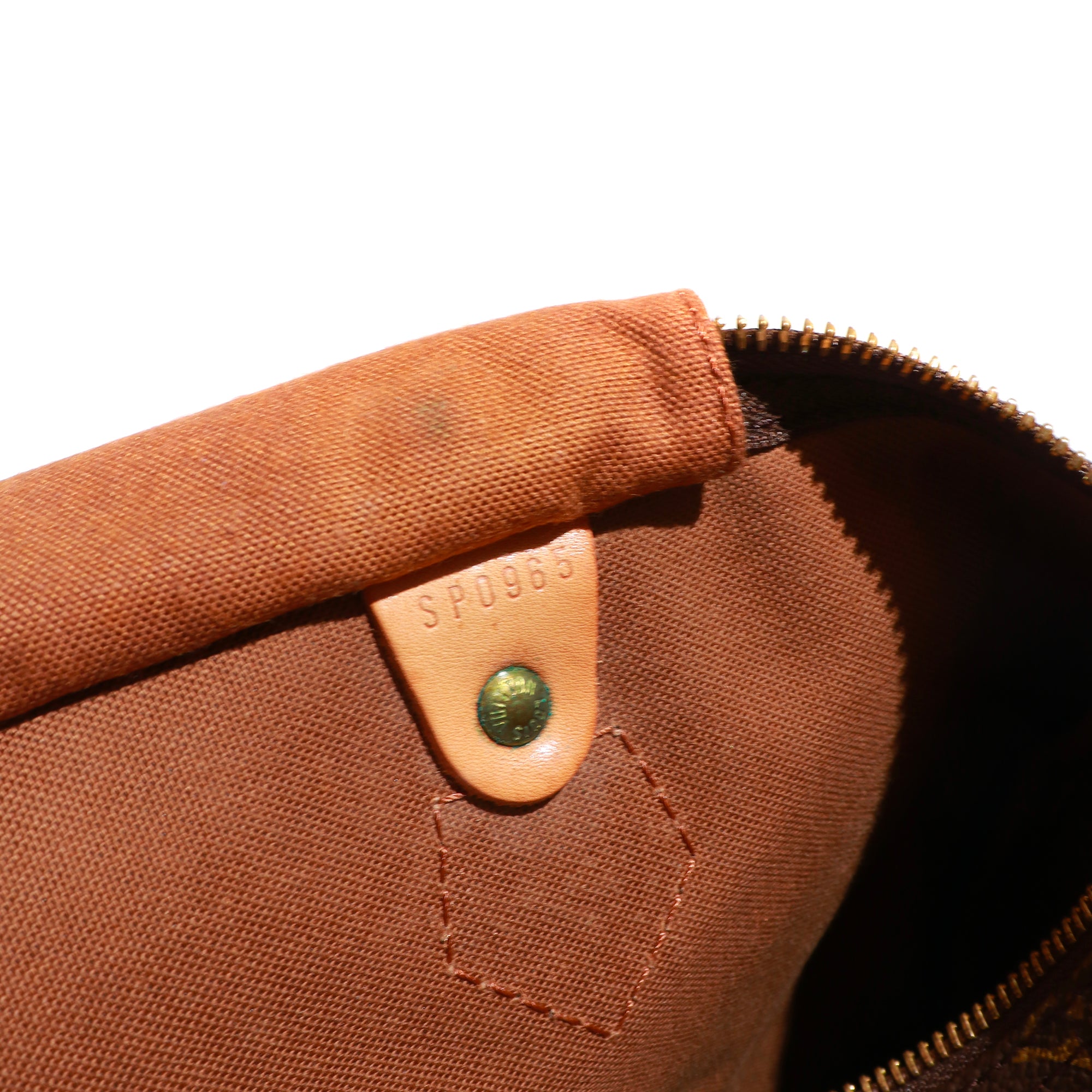 LOUIS VUITTON - Sac à main Speedy 35 en toile monogramme