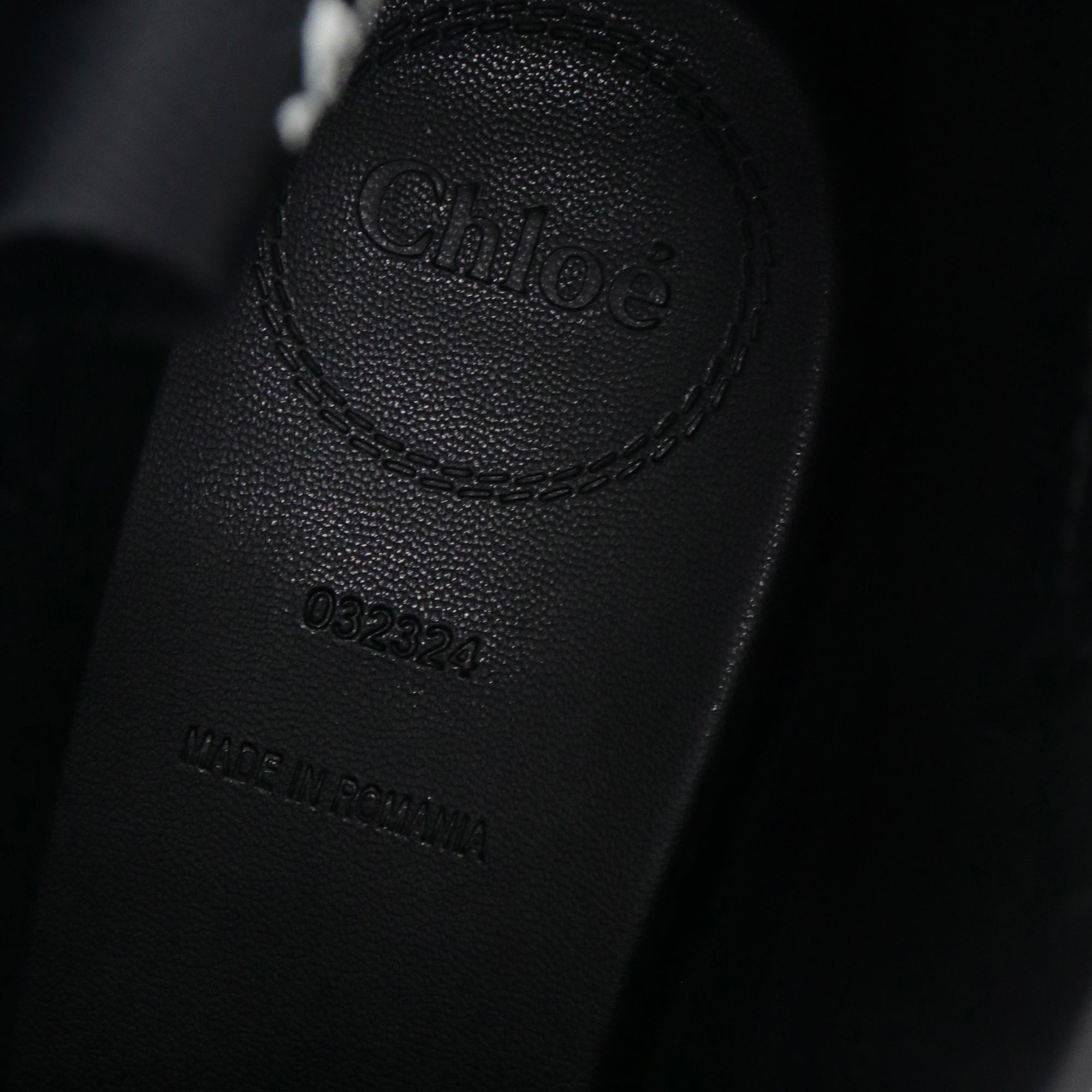 CHLOÉ - Bottines de pluie Raina Chloé en caoutchouc noir (T38)