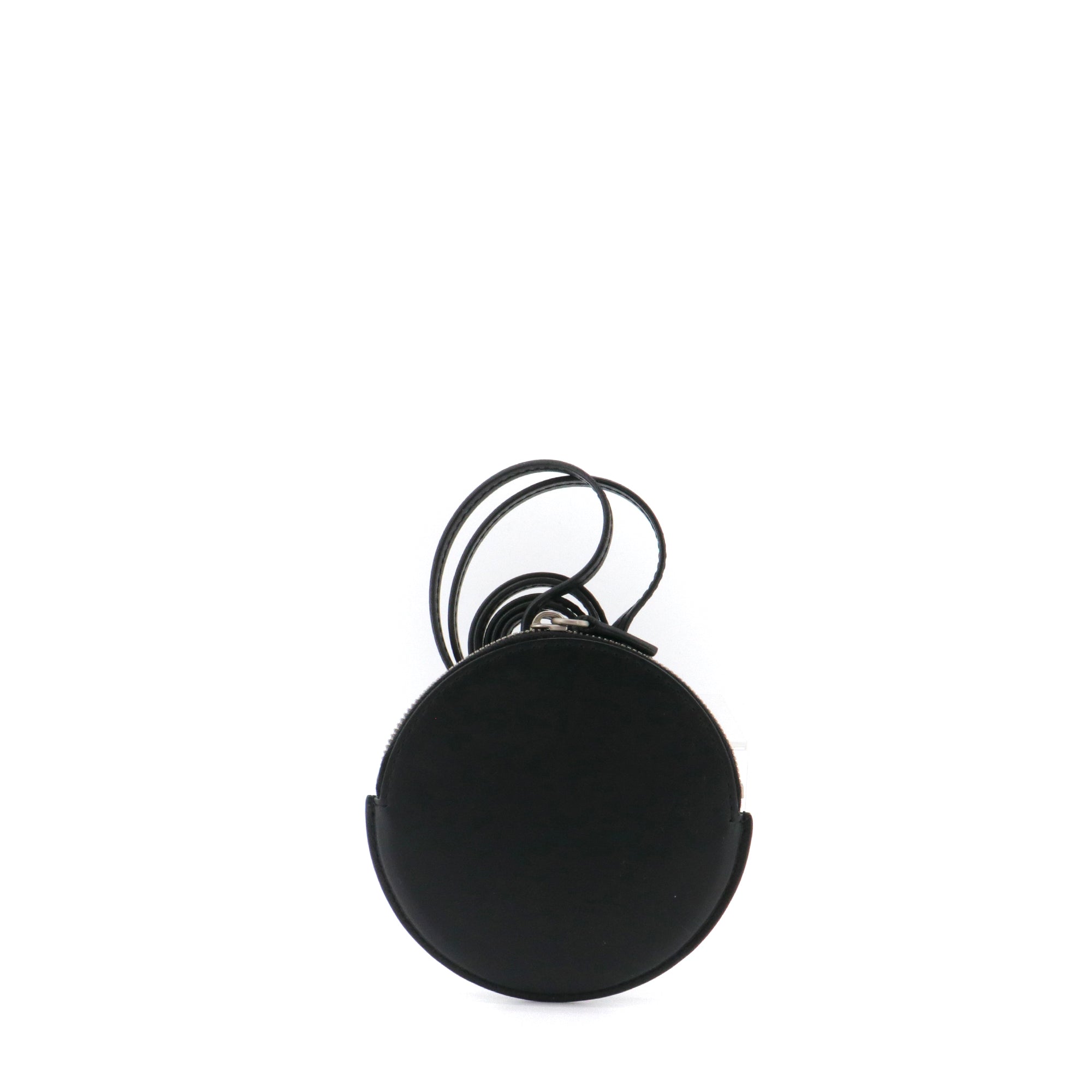 JACQUEMUS - Porte monnaie Le Pitchou Jacquemus en cuir lisse noir