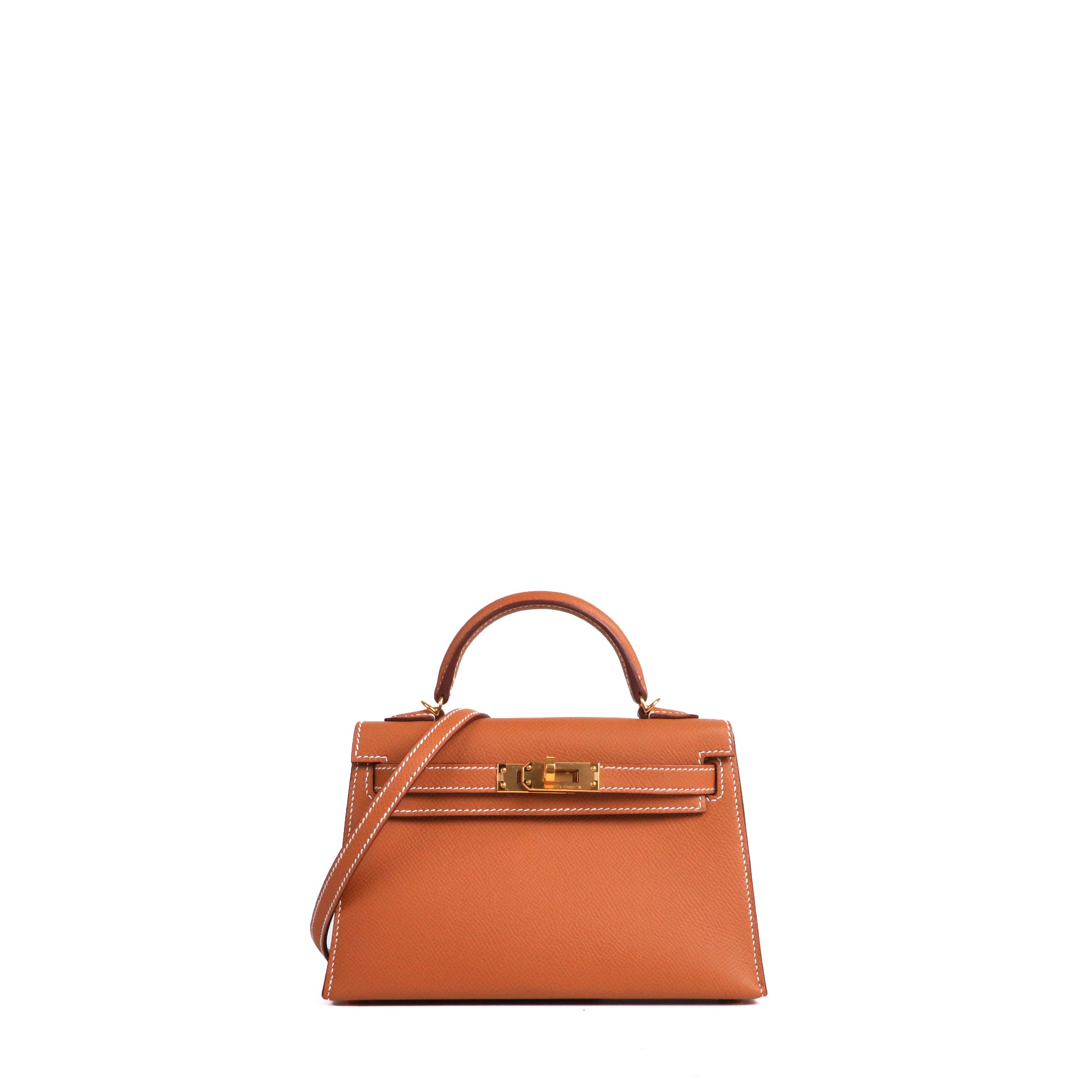 HERMÈS - Kelly 28 shoulder bag in togo leather