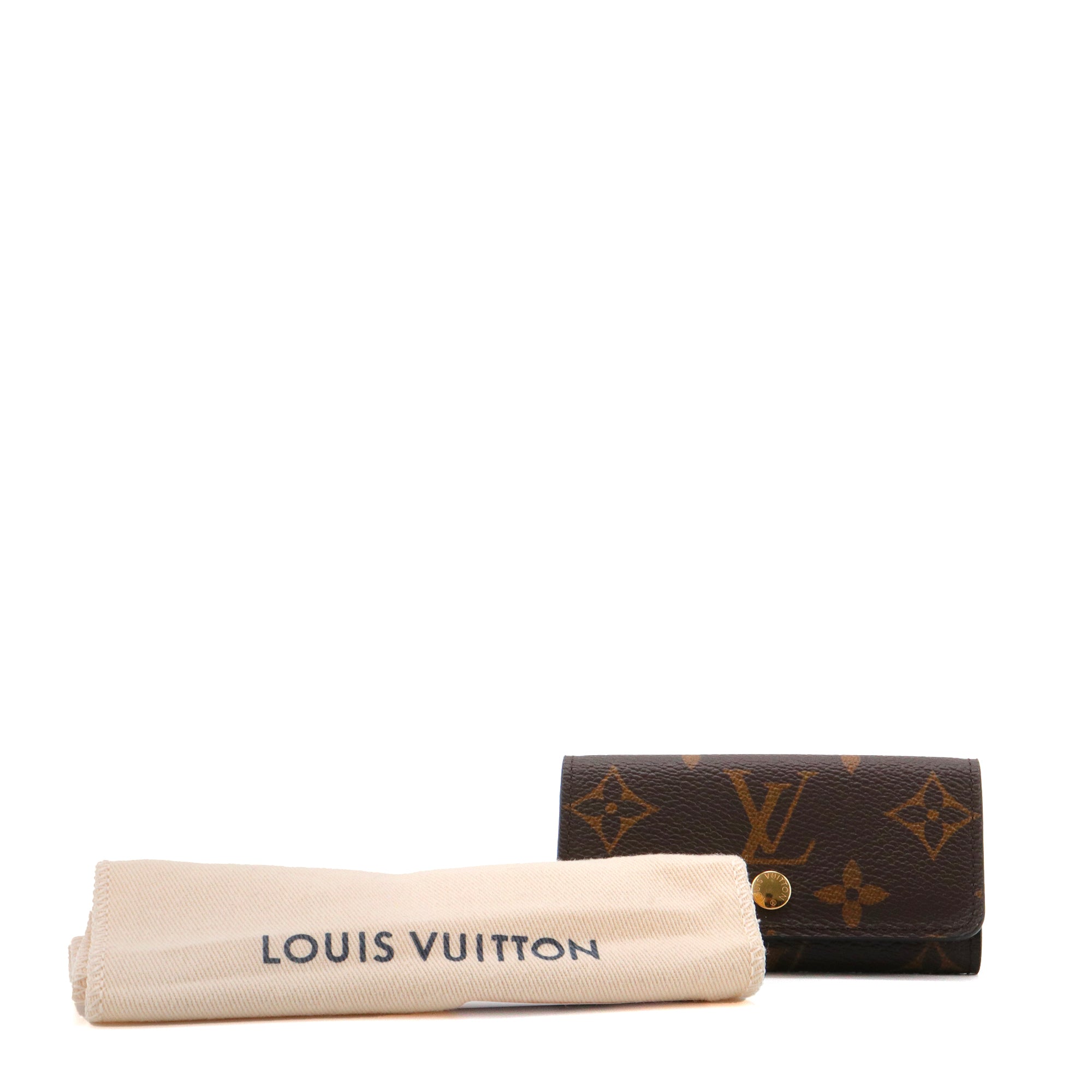 LOUIS VUITTON - Pochette Multiclés Louis Vuitton en toile monogrammée