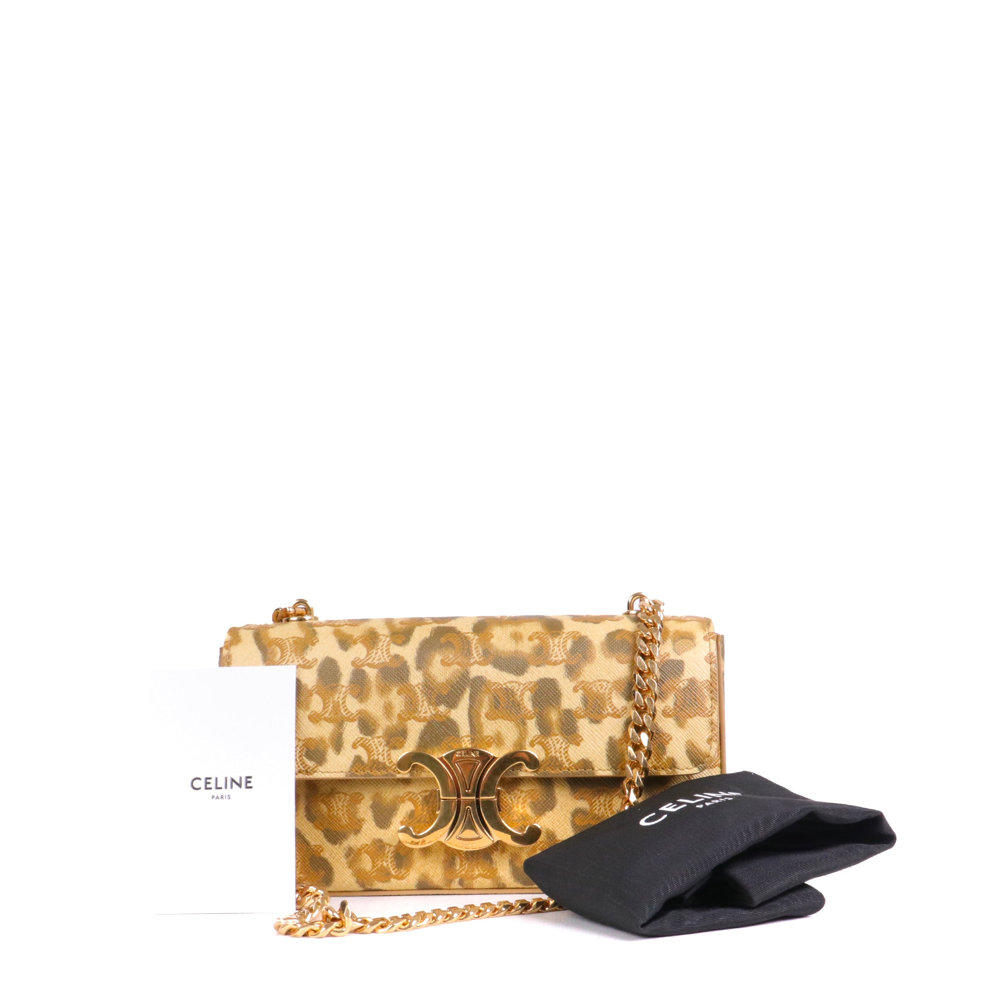 CELINE - Triomphe Shoulder bag in natural calfskin