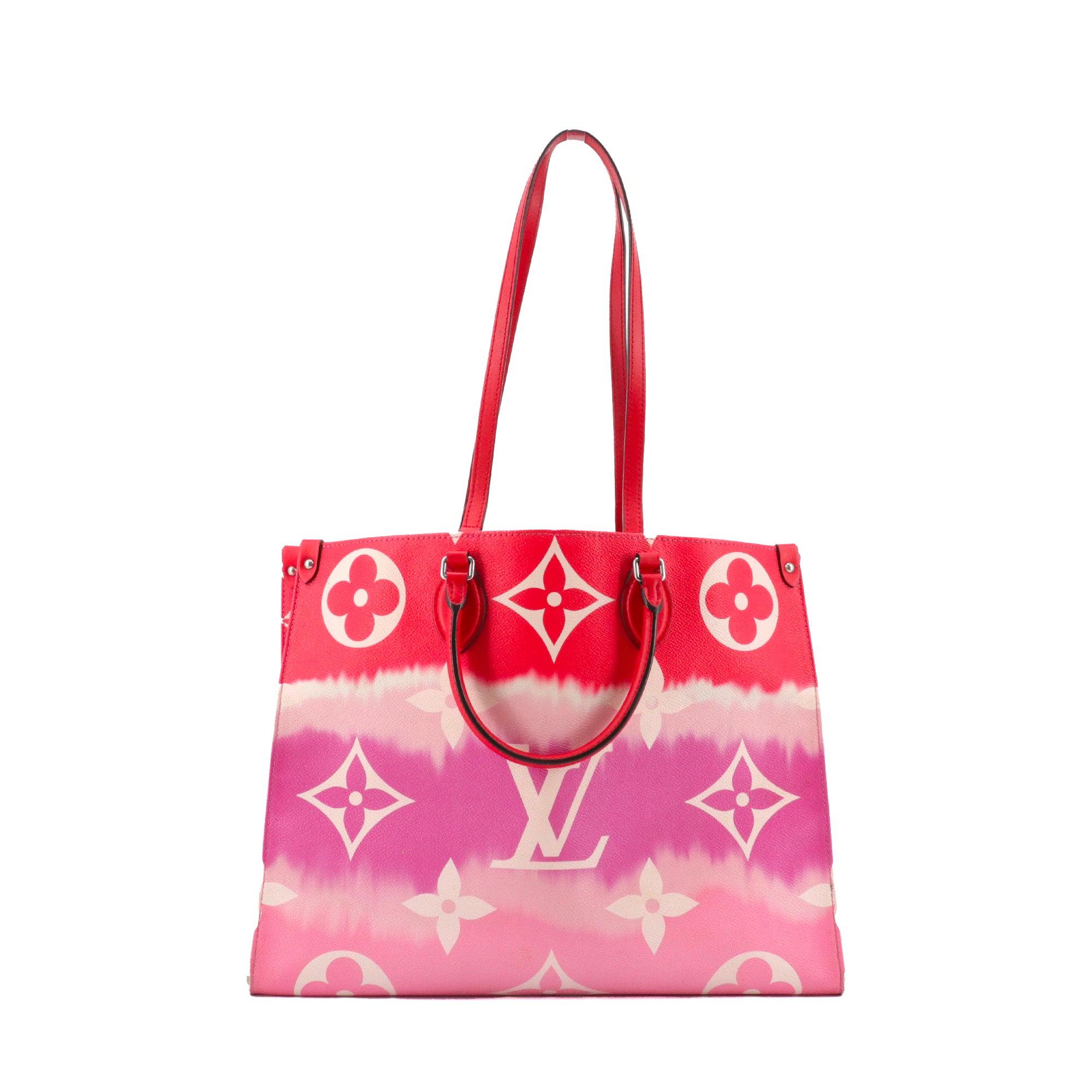 LOUIS VUITTON - Sac cabas Louis Vuitton OnTheGo GM en toile monogrammée édition limitée escale